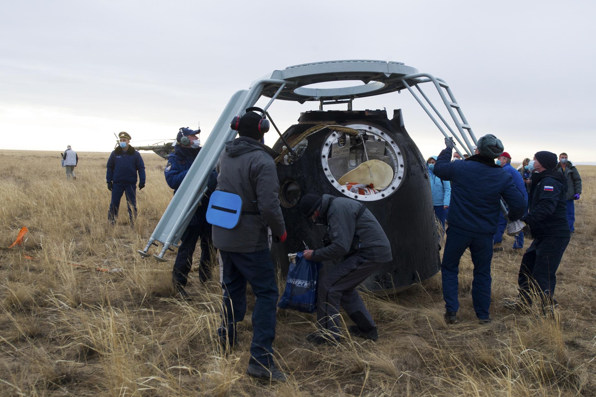 Expedition 63 Soyuz Landing