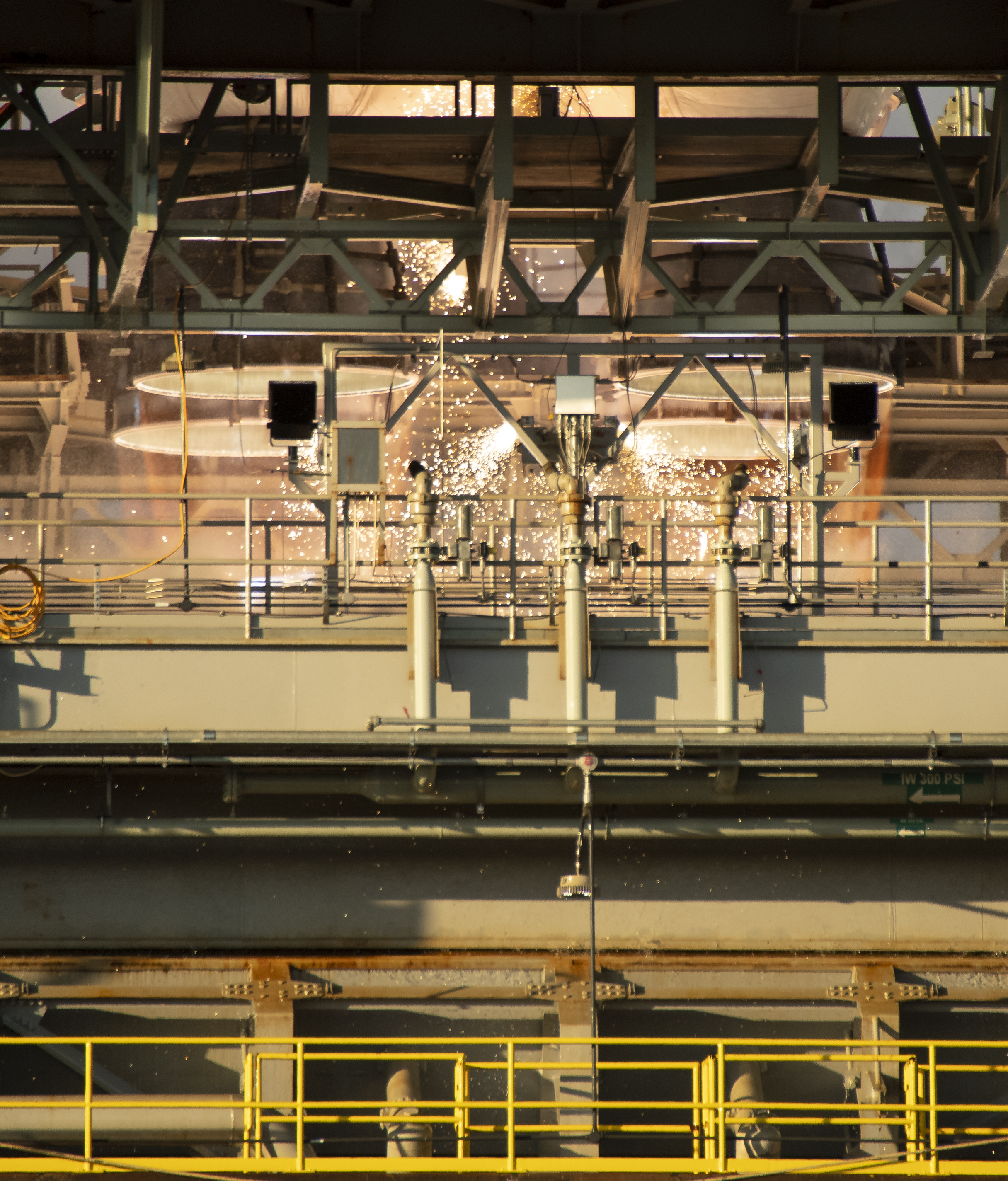 Hot Fire Test of SLS Rocket Core Stage