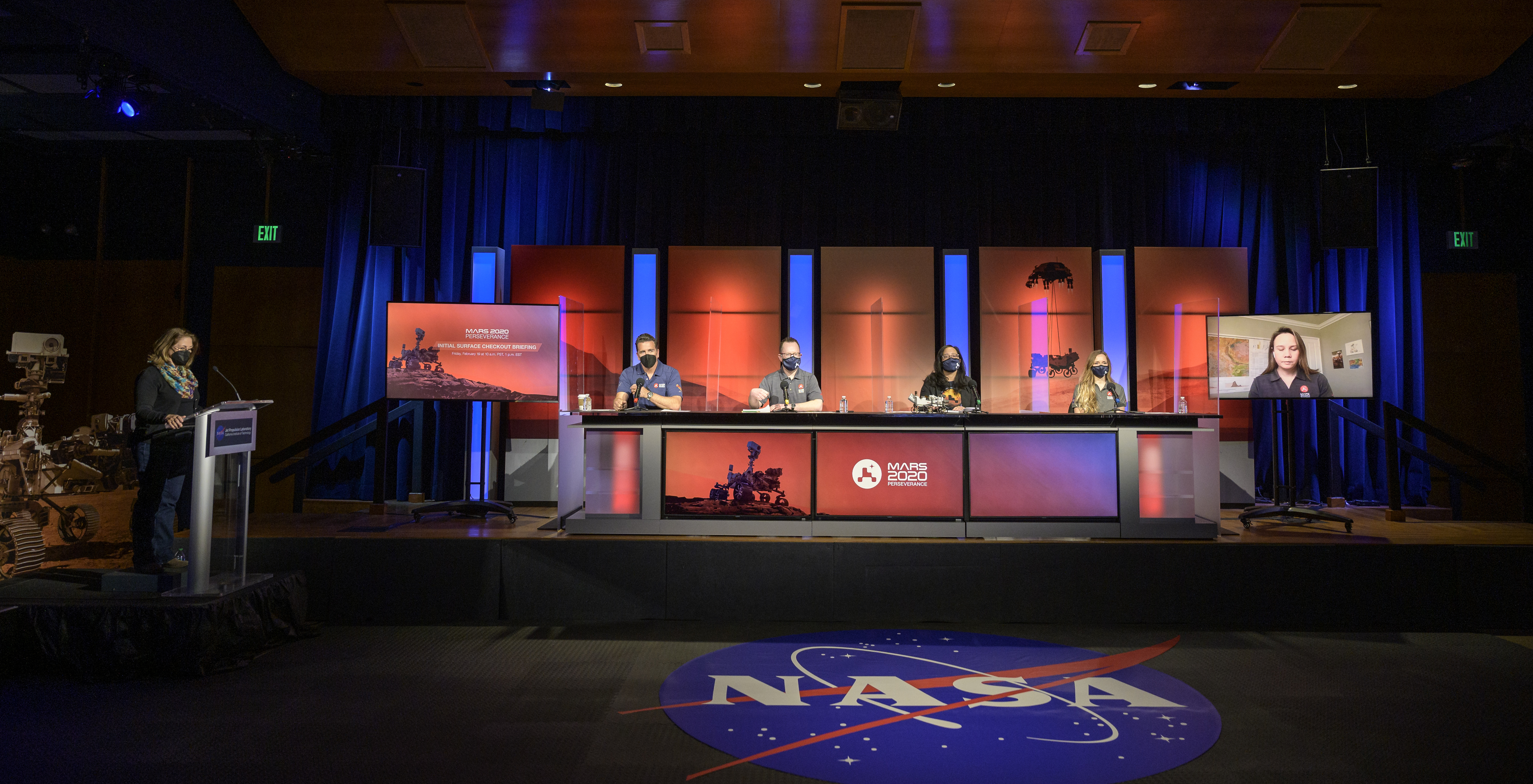 NASA Perseverance Rover Initial Surface Checkout Briefing