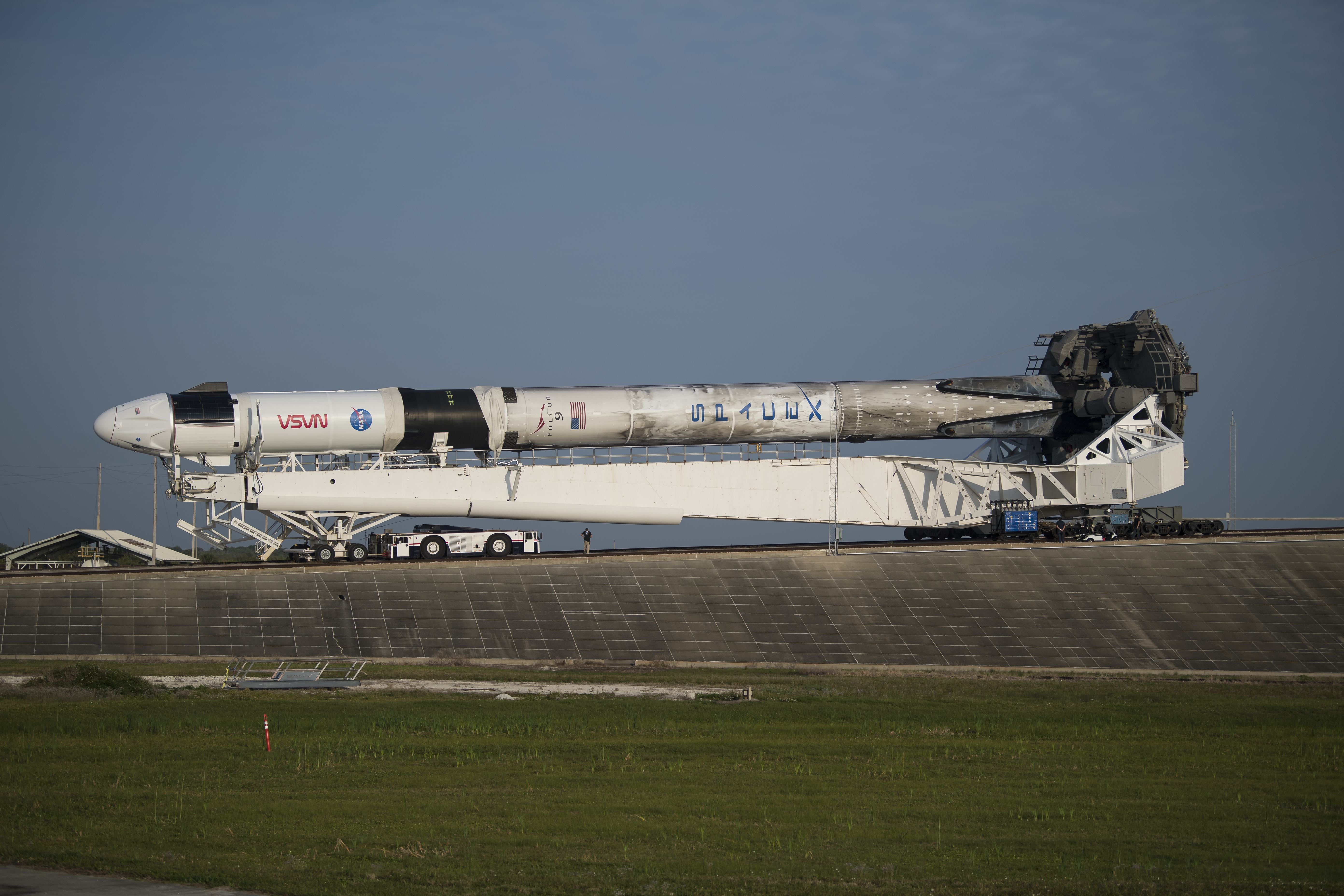 SpaceX Crew-2 Rollout