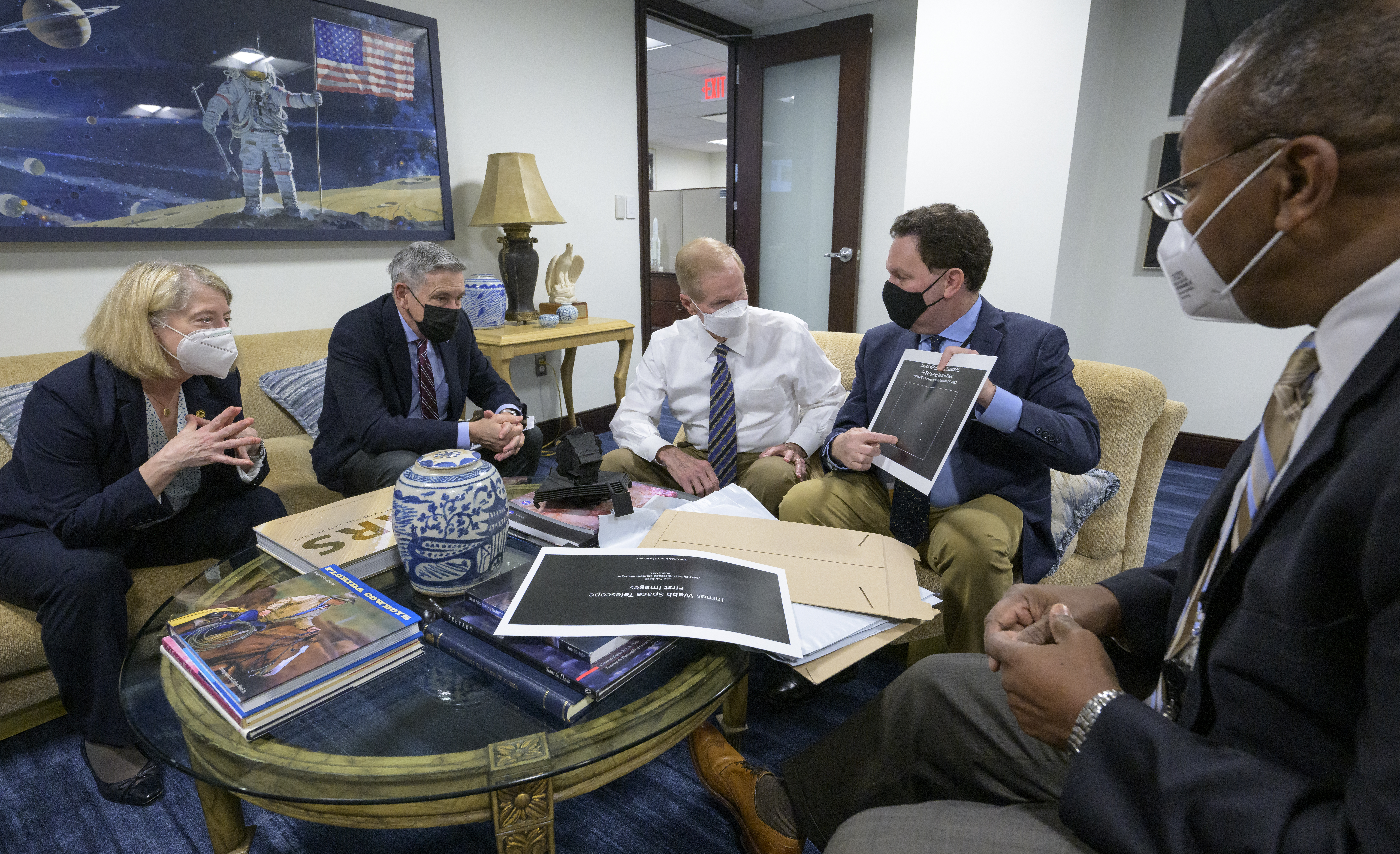 James Webb Space Telescope Alignment Image