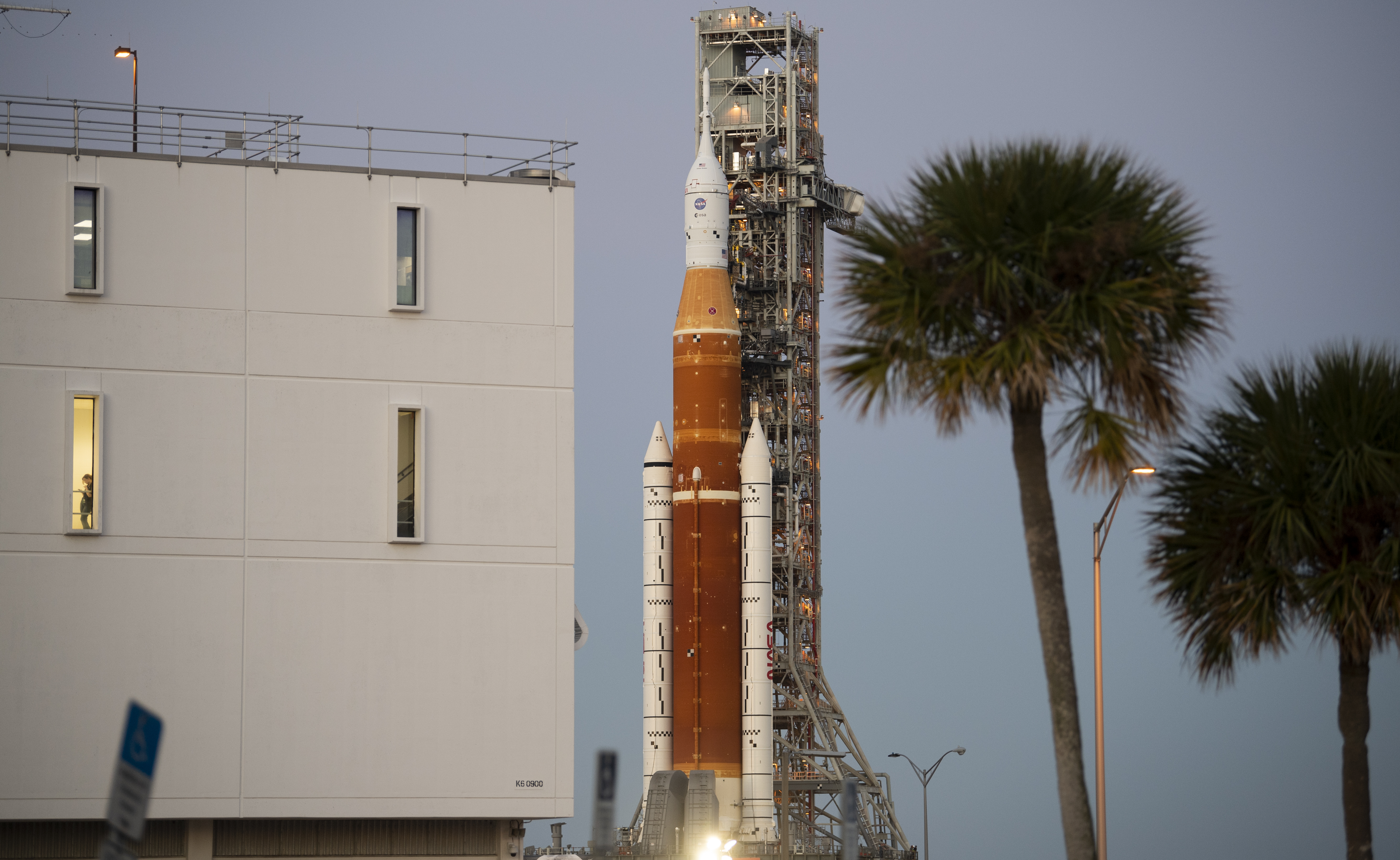 Artemis I First Rollout