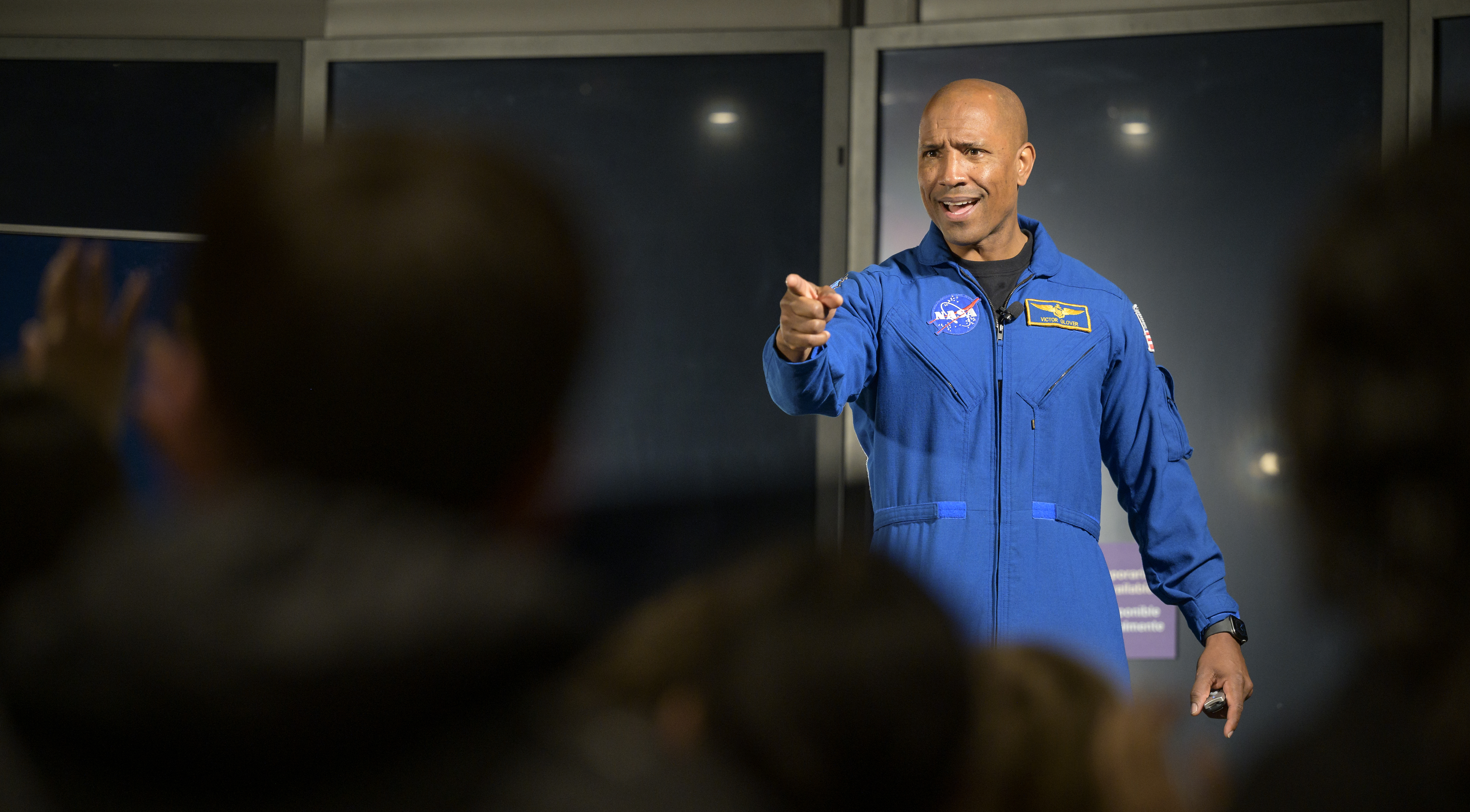 Astronaut Victor Glover Inspires DC Area School Students