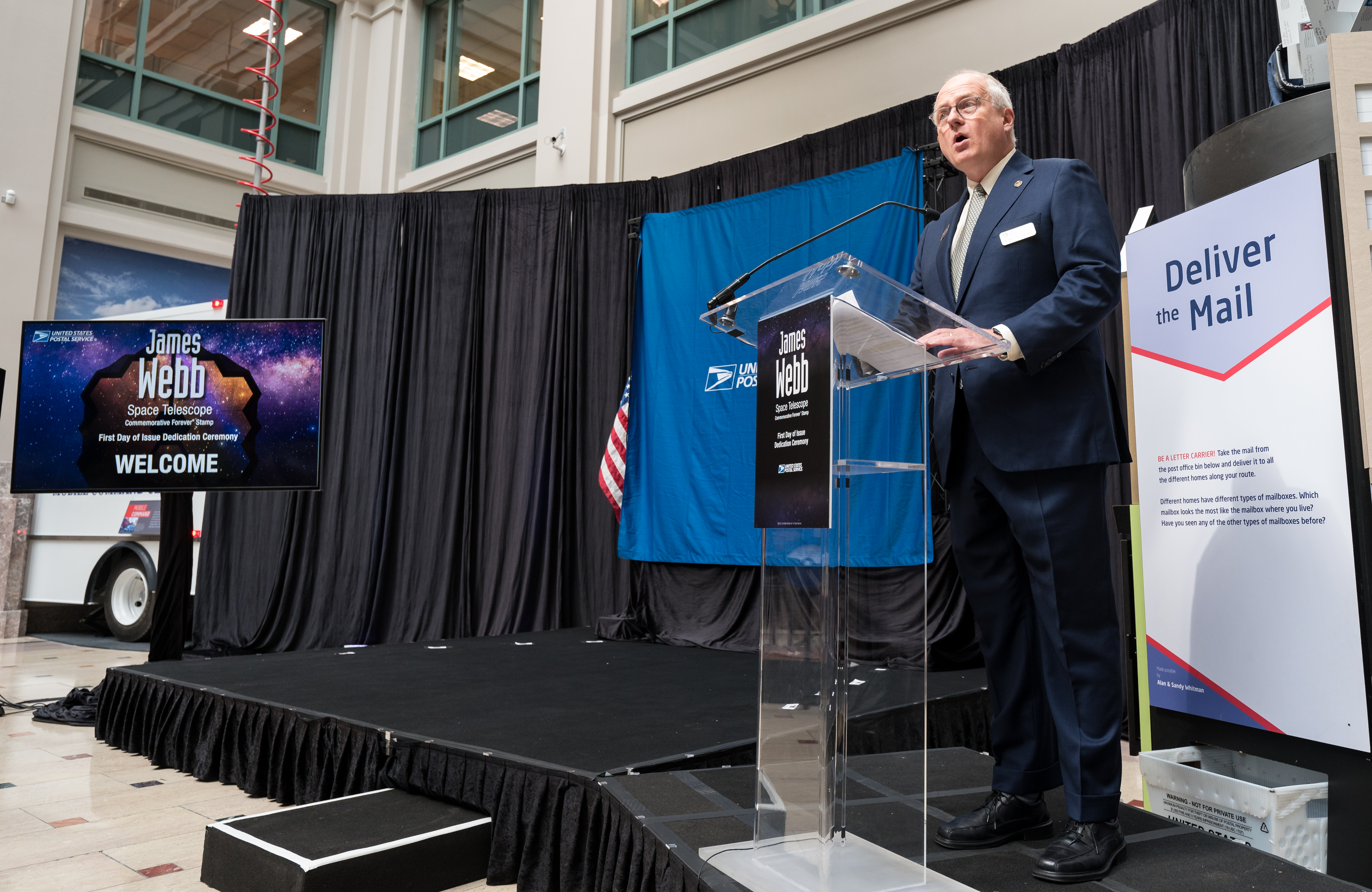 JWST Stamp Issuance Ceremony