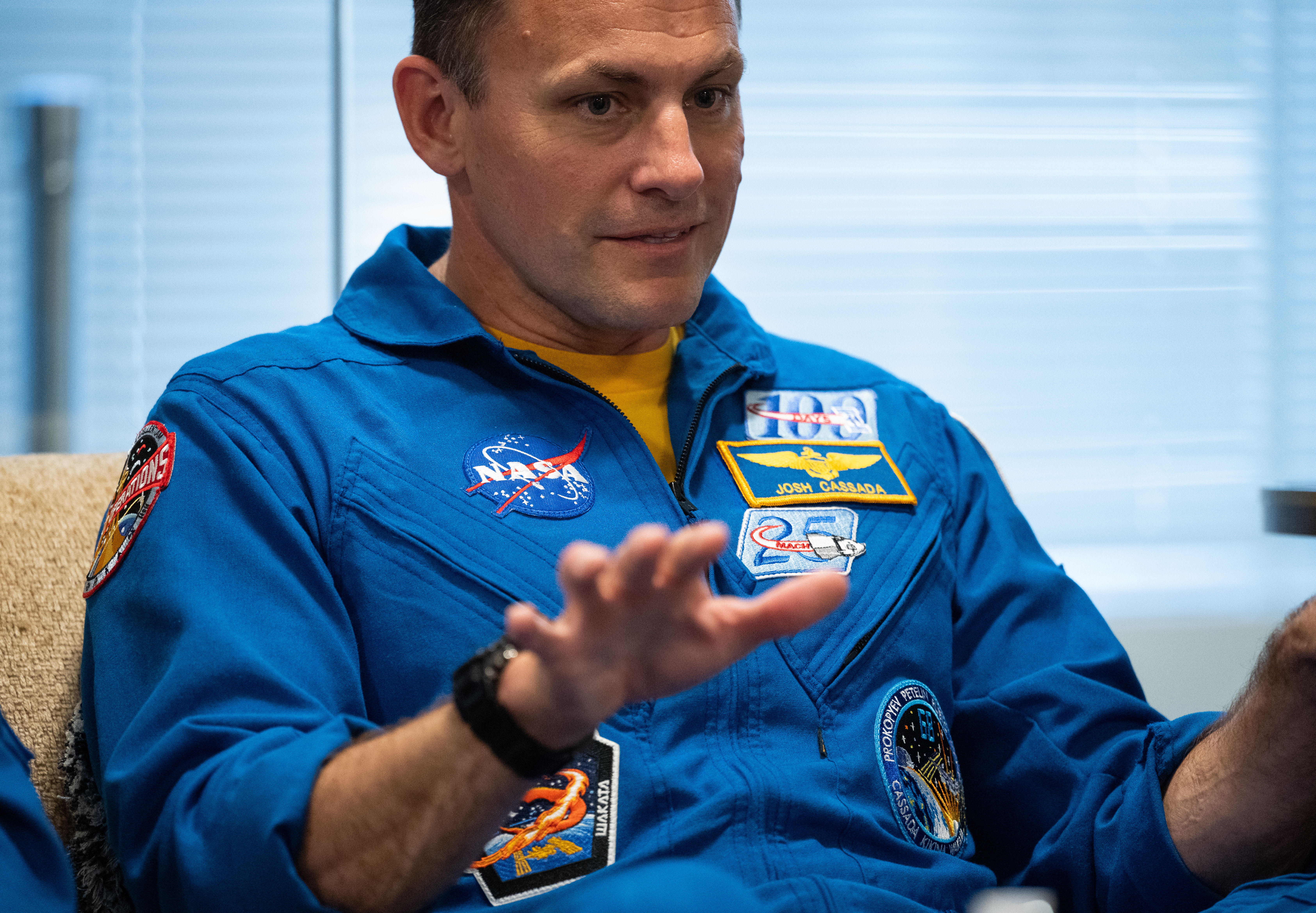 NASA’s SpaceX Crew-5 Astronauts with Agency Leadership