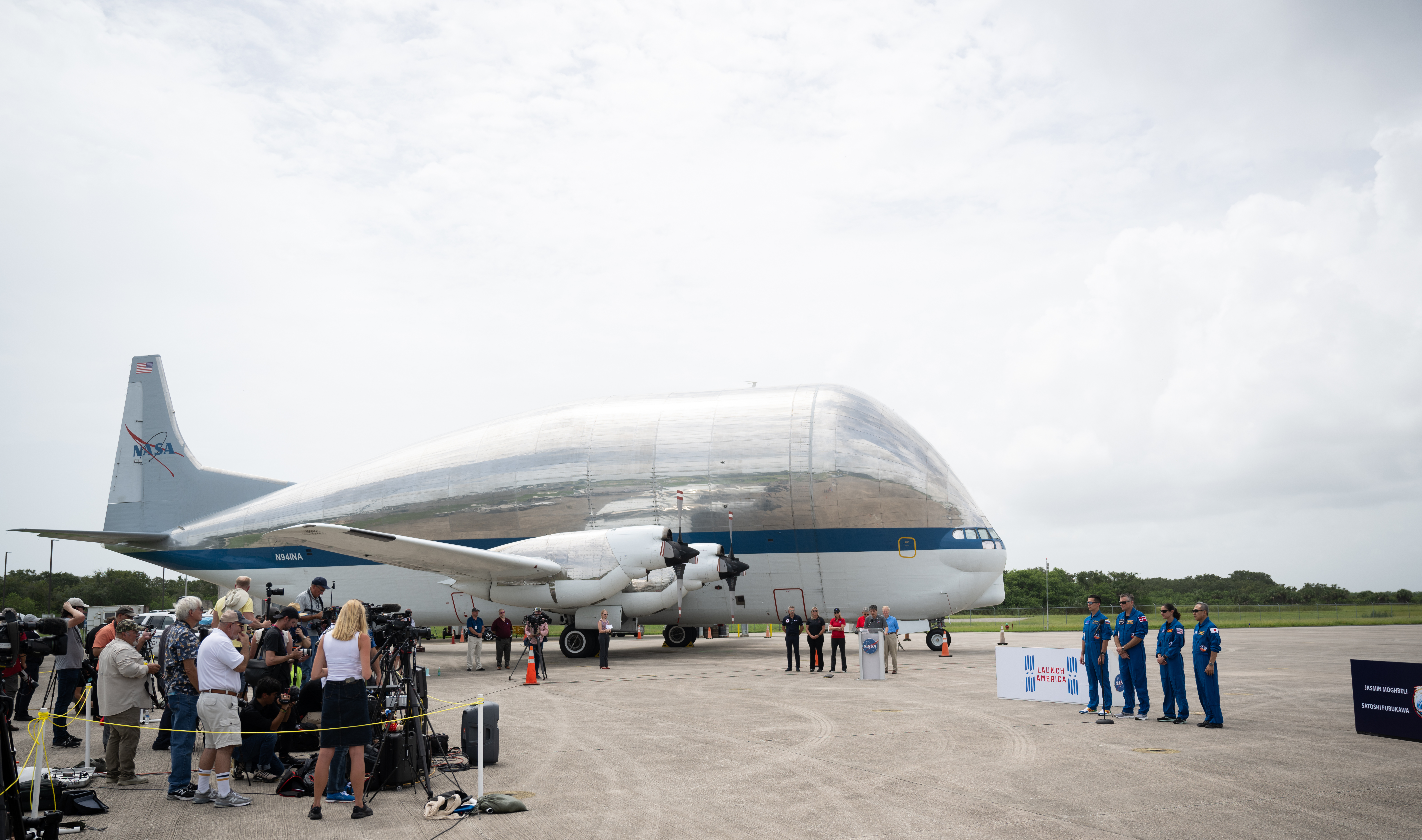 NASA’s SpaceX Crew-7 Crew Arrival for Prelaunch Activities