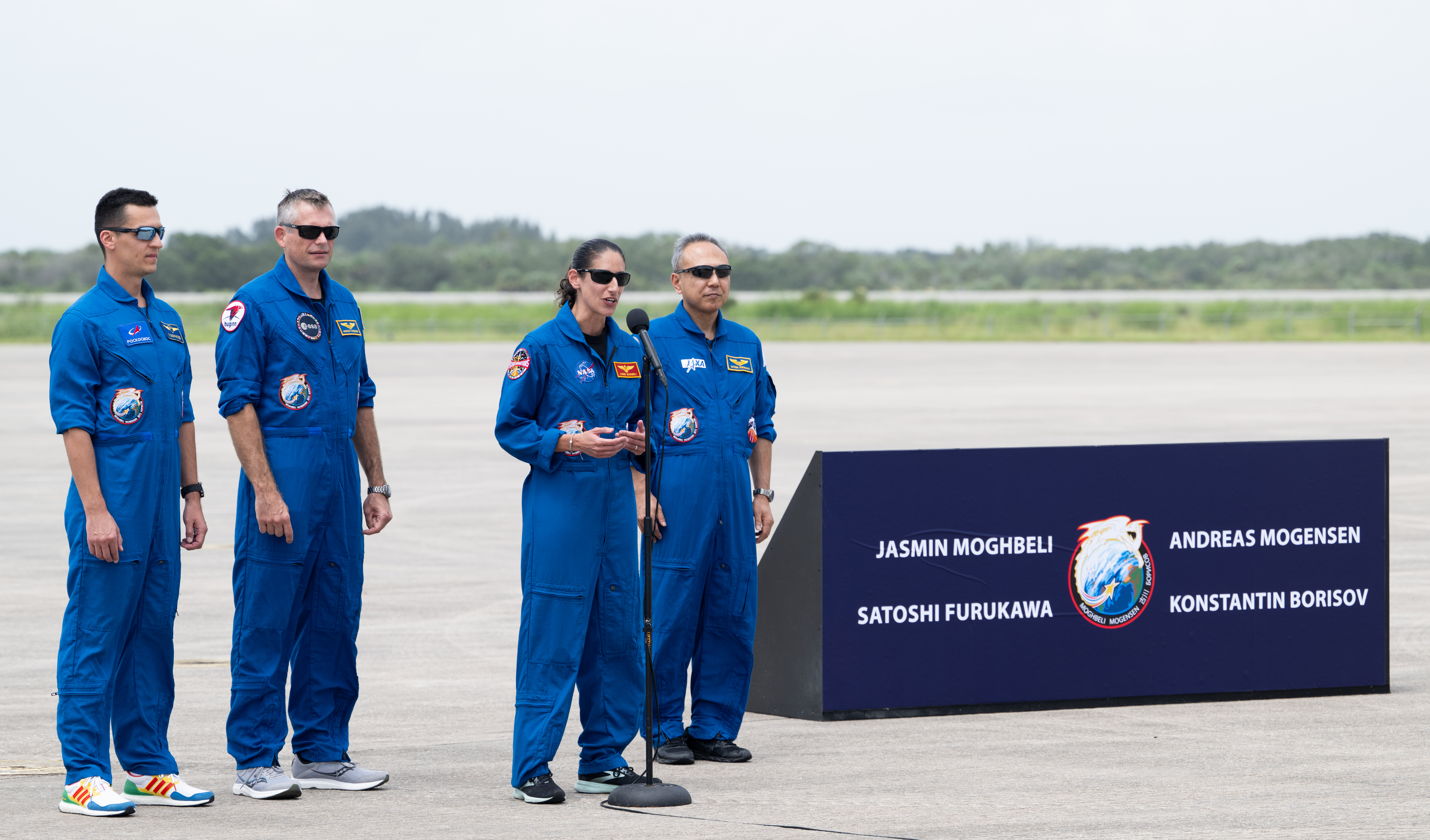 NASA’s SpaceX Crew-7 Crew Arrival for Prelaunch Activities
