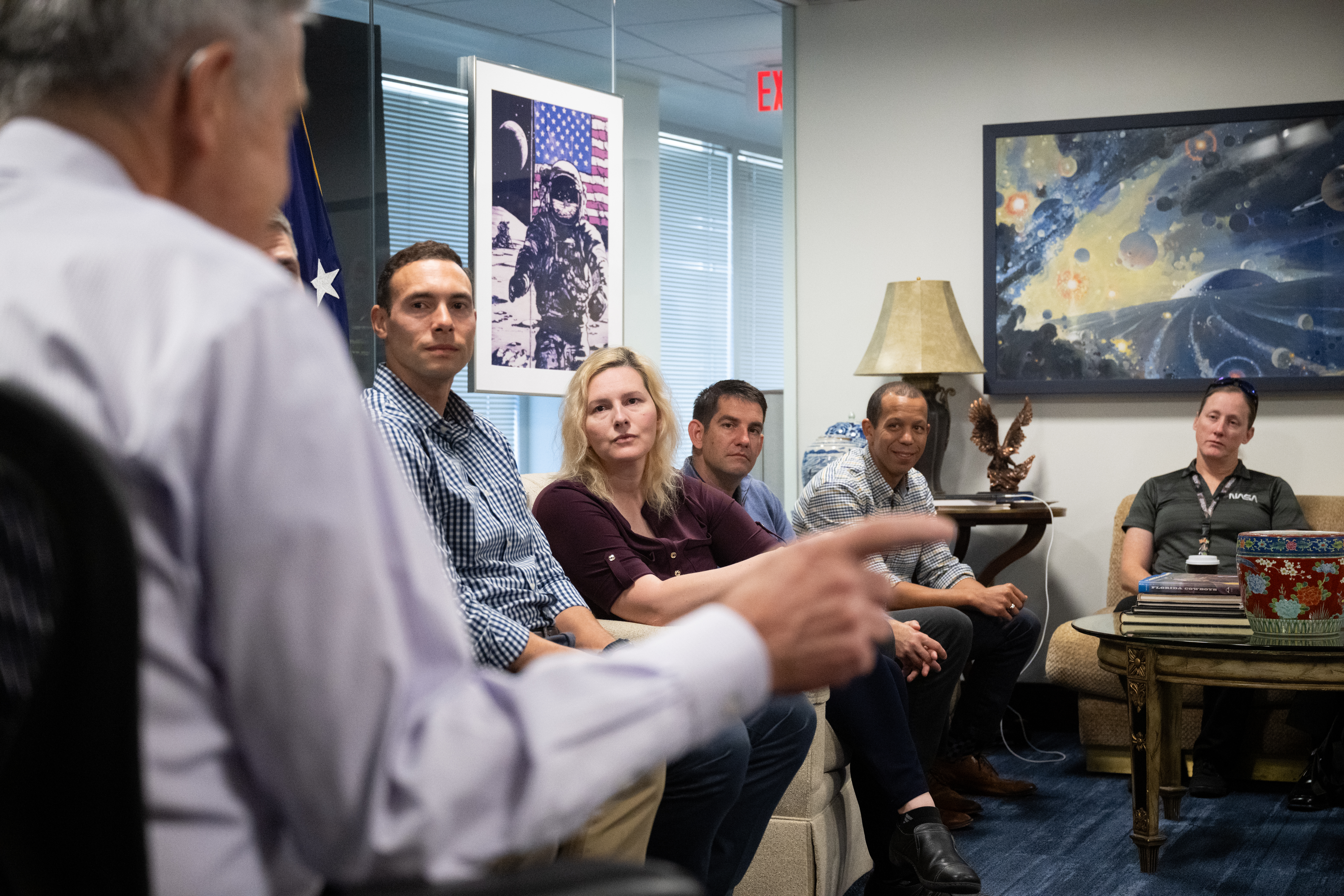 2021 Astronaut Candidates with NASA Senior Leadership