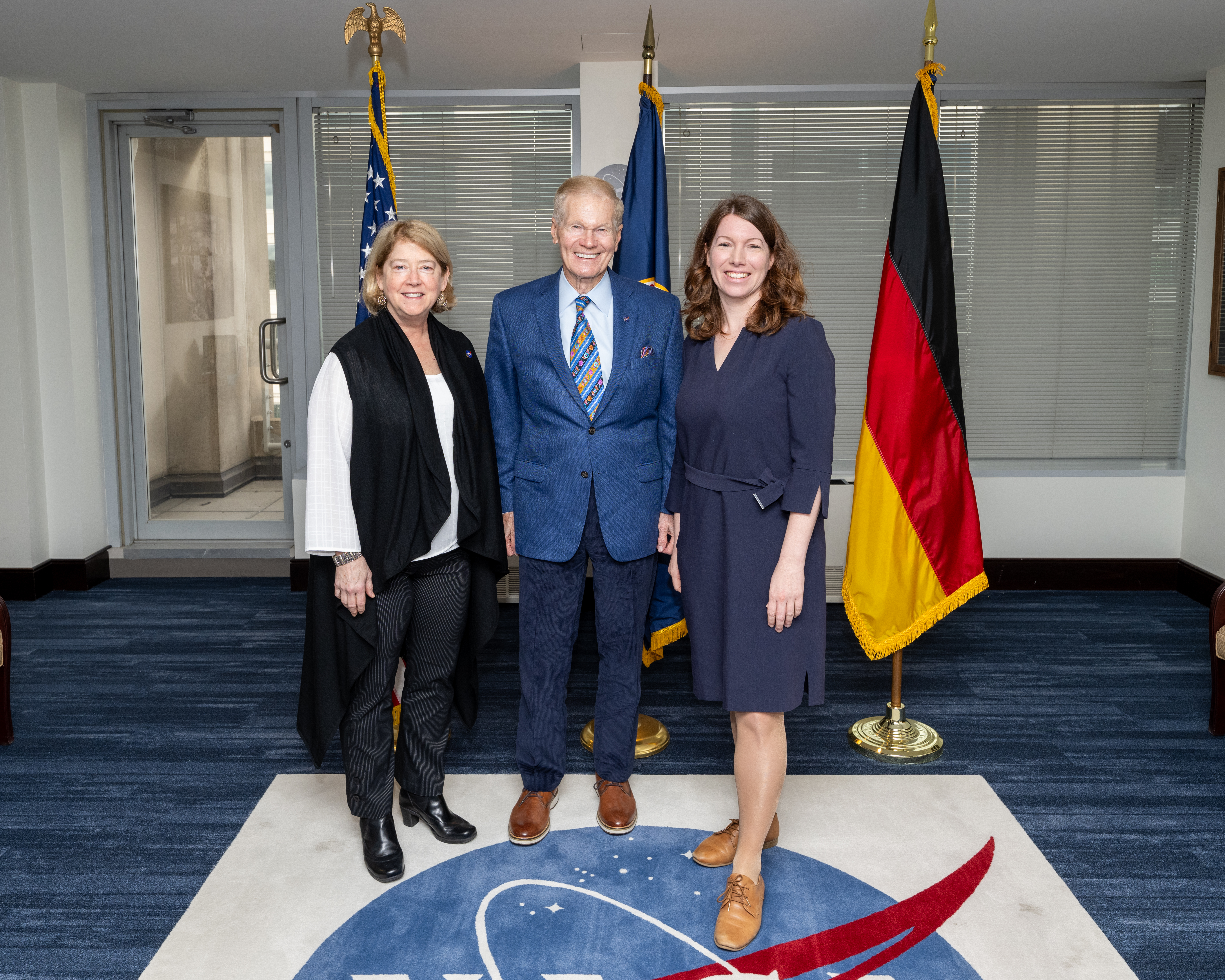 Pam Melroy meets with German Coordinator Anna Christmann