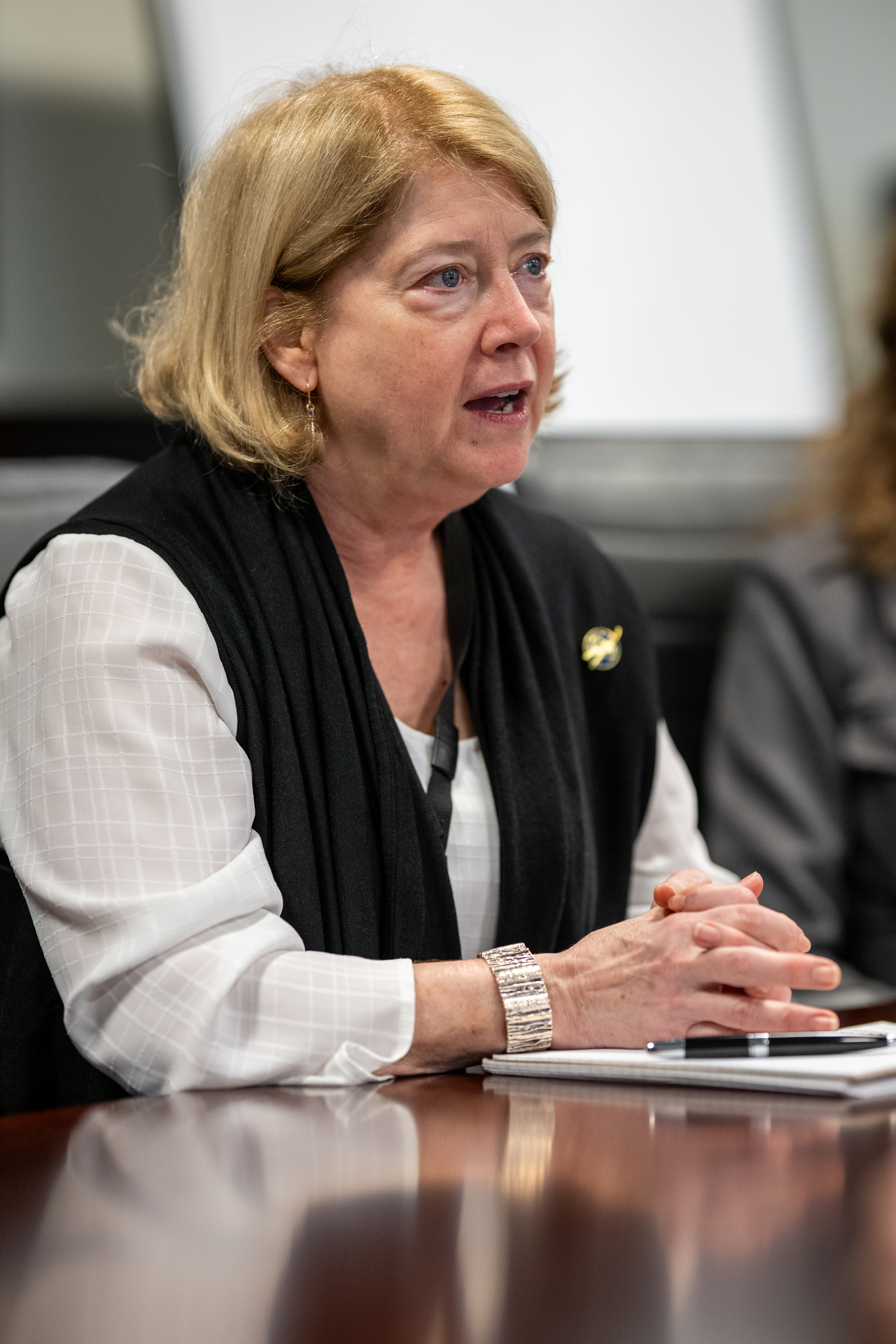 Pam Melroy meets with German Coordinator Anna Christmann