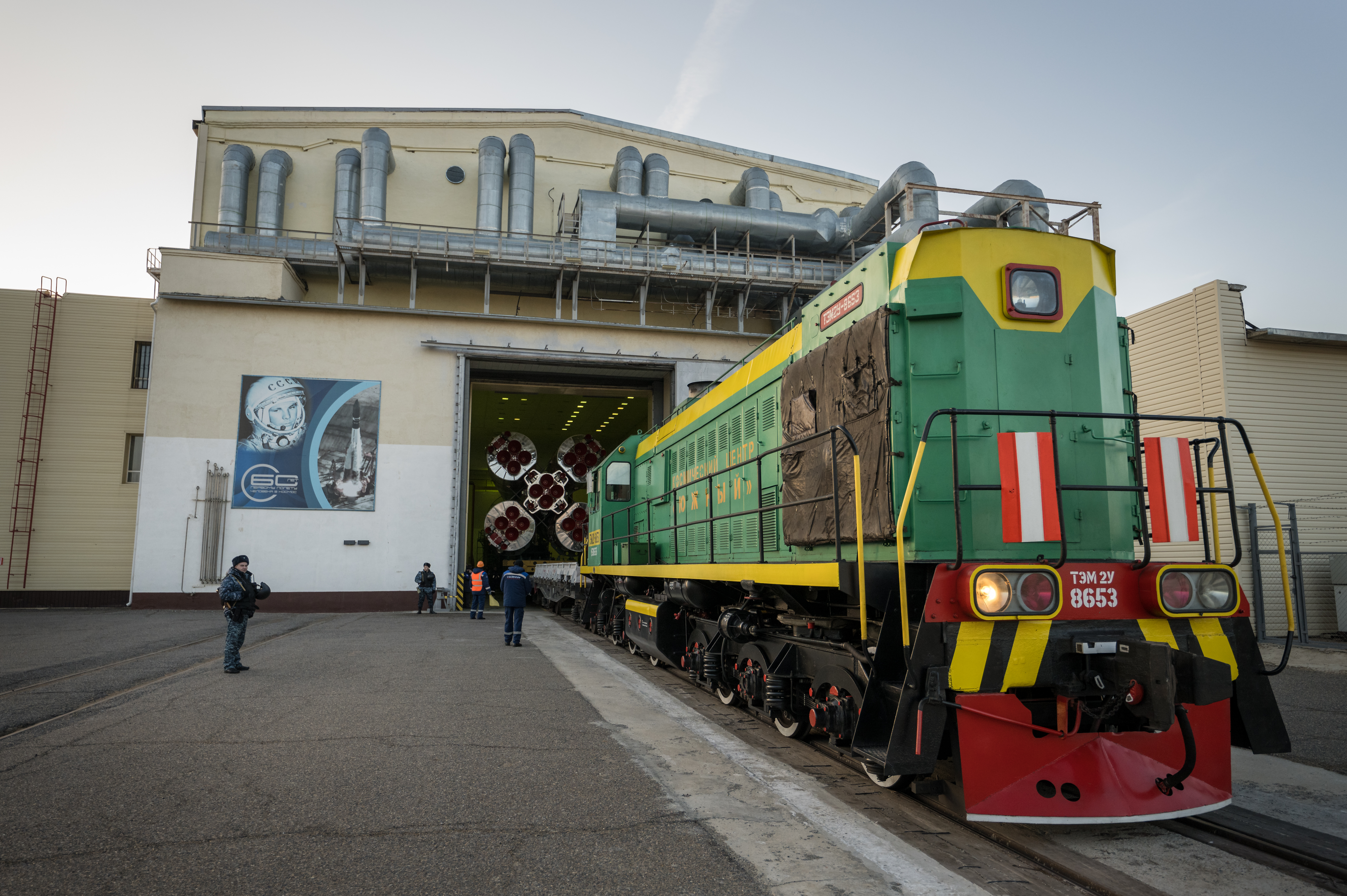 Expedition 71 Soyuz Rollout