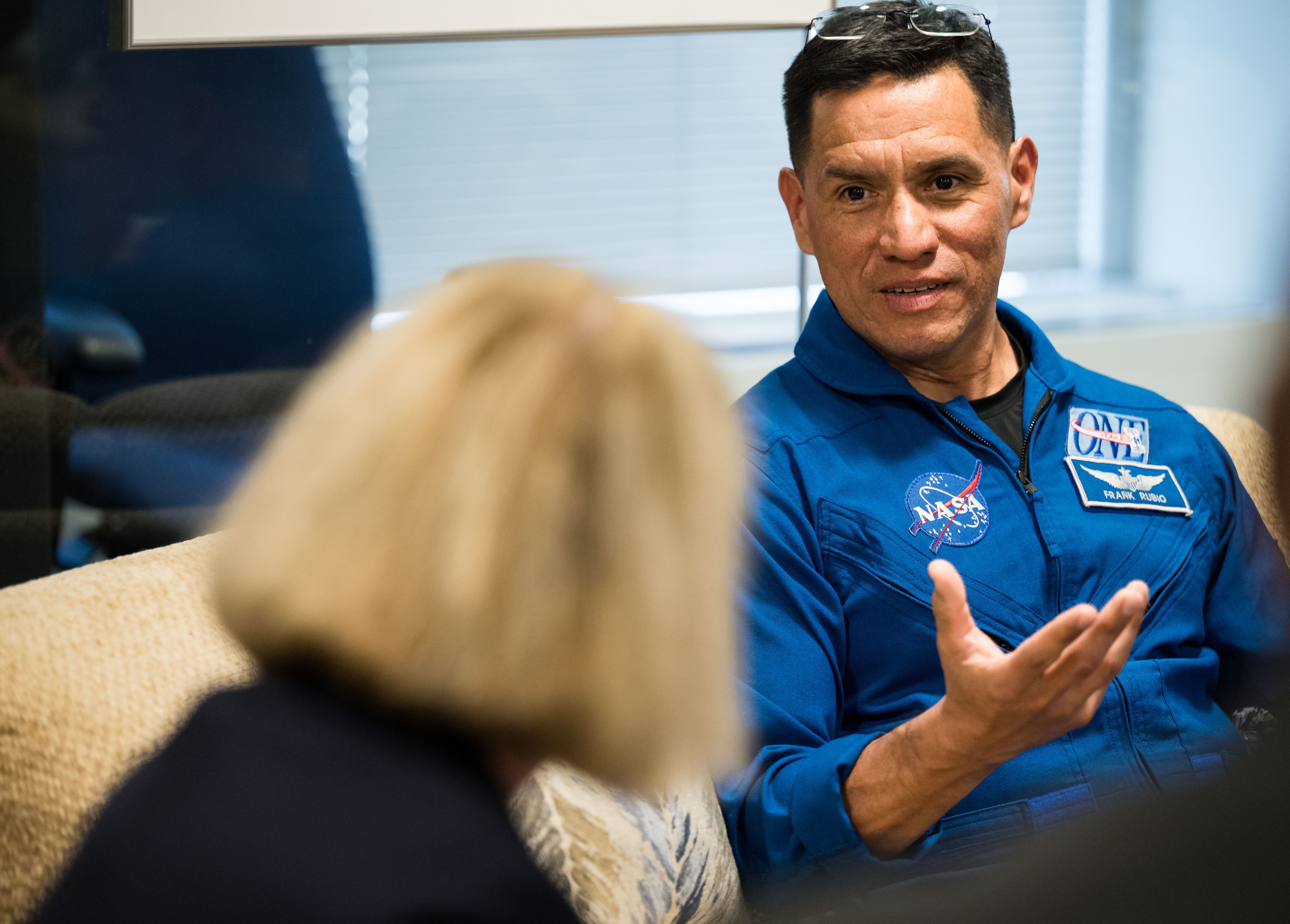 NASA Leadership Meets with Crew of Expedition 69