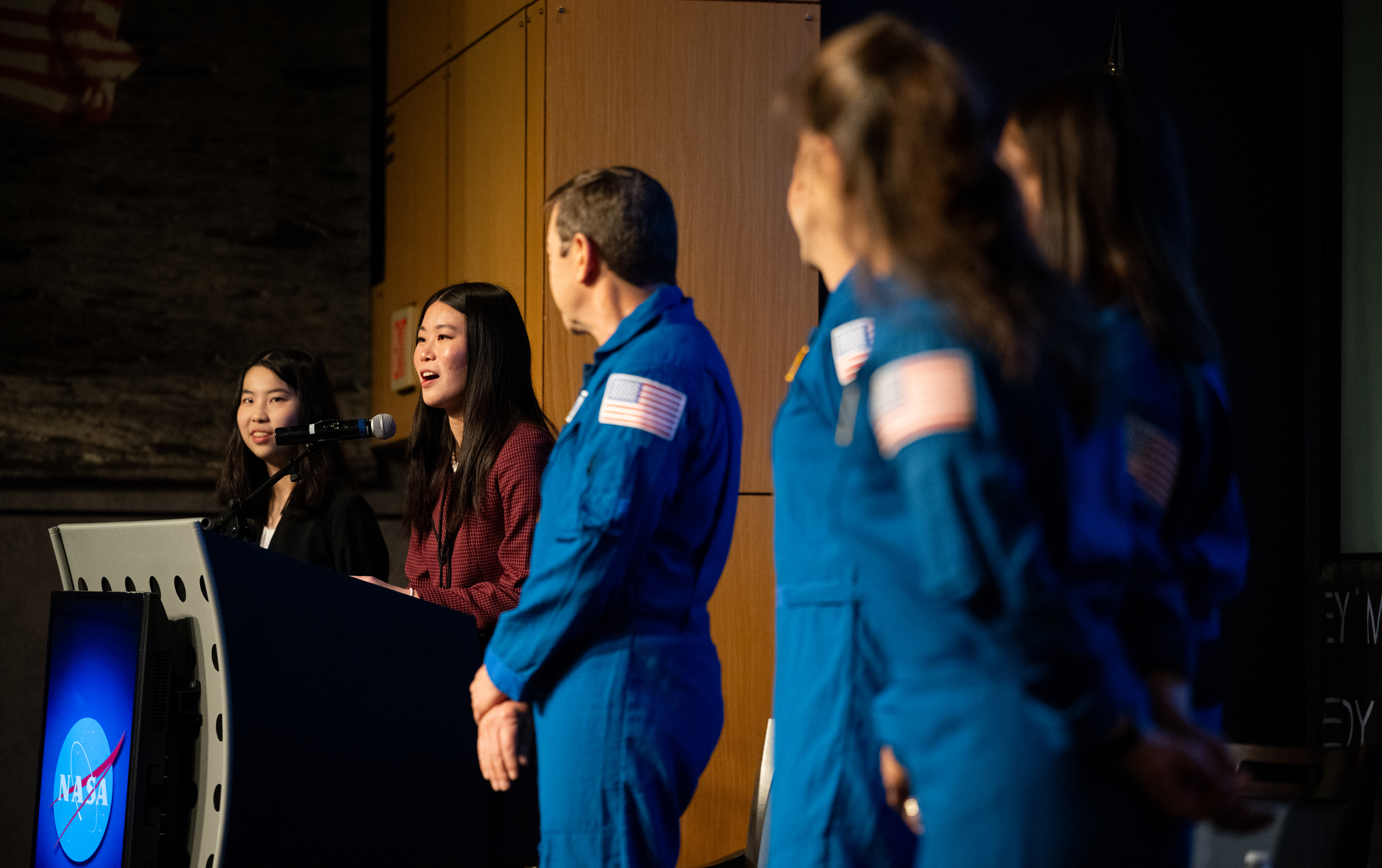 Expedition 71 Astronauts Speak with U.S. Senate Youth Program