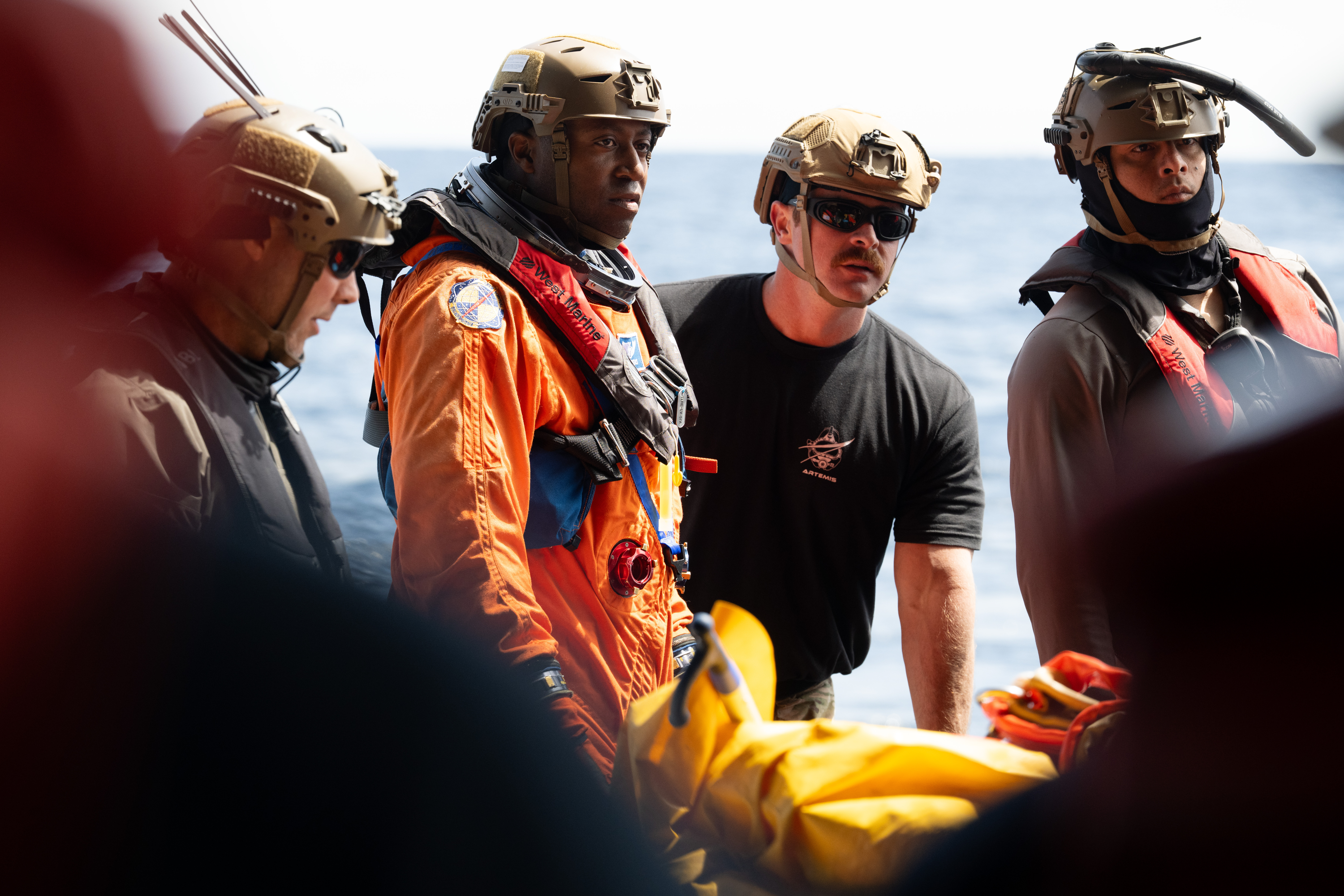 NASA Artemis Undreway Recovery Test 12