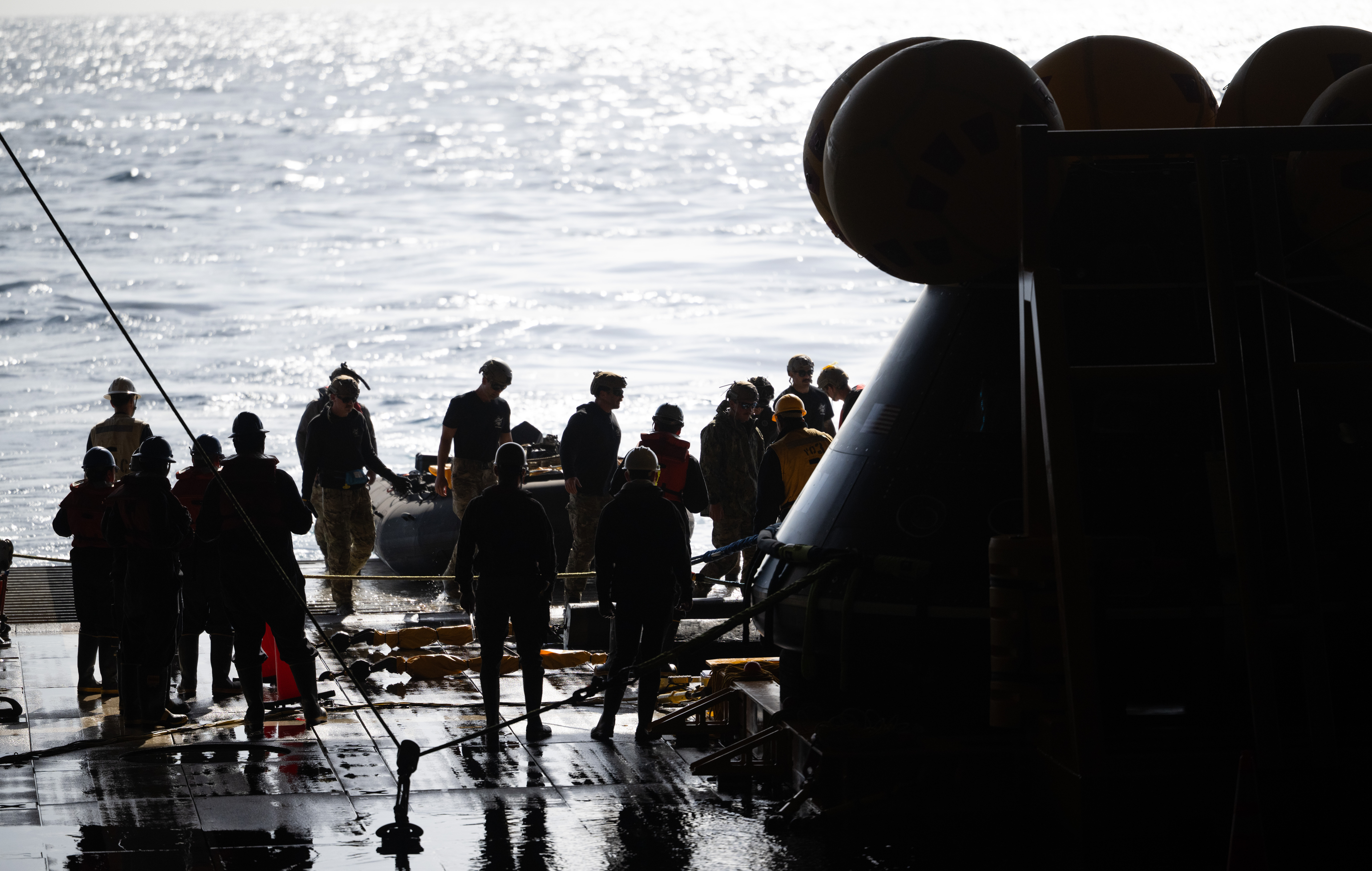 NASA Artemis Underway Recovery Test 12