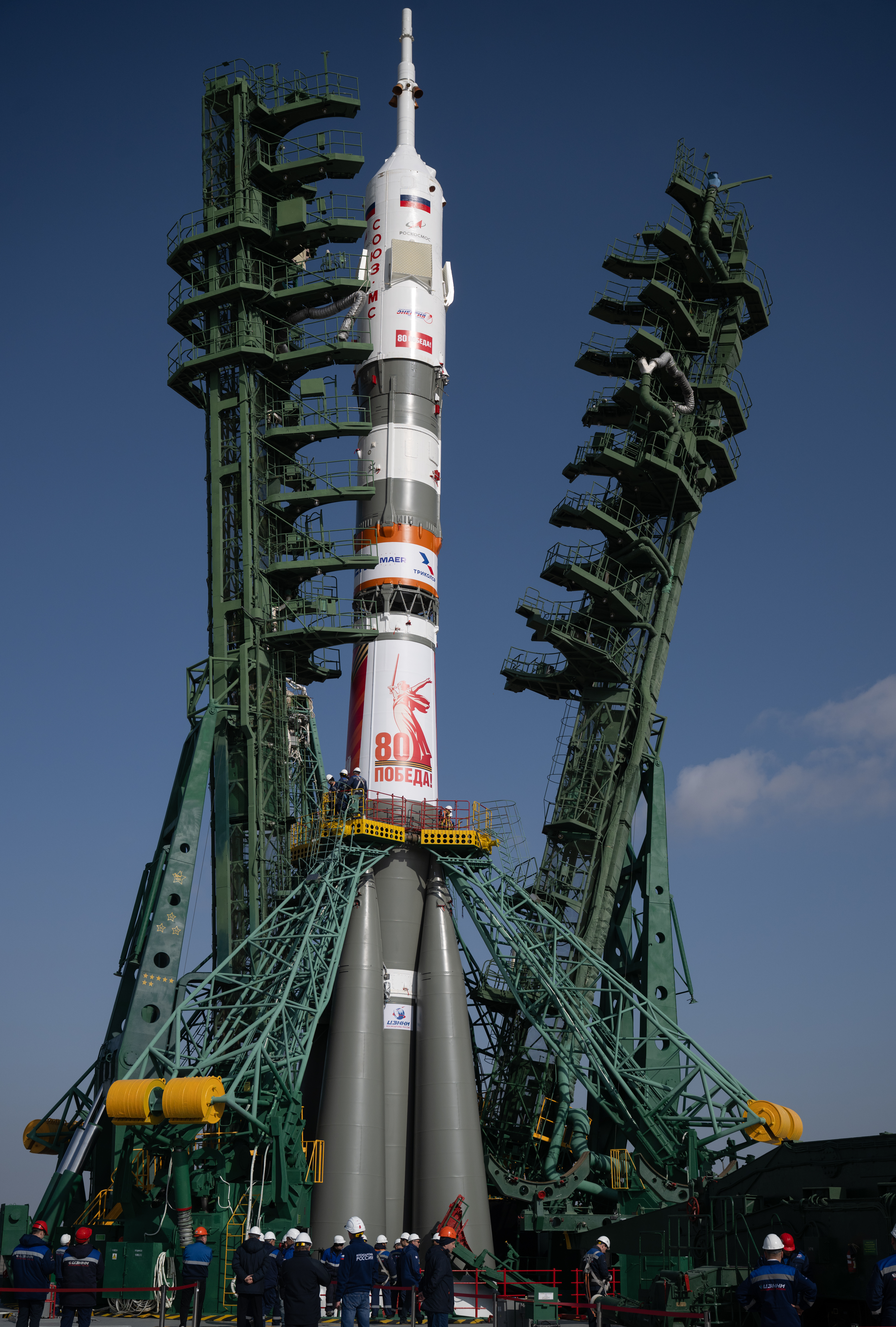 Expedition 73 Soyuz Rollout