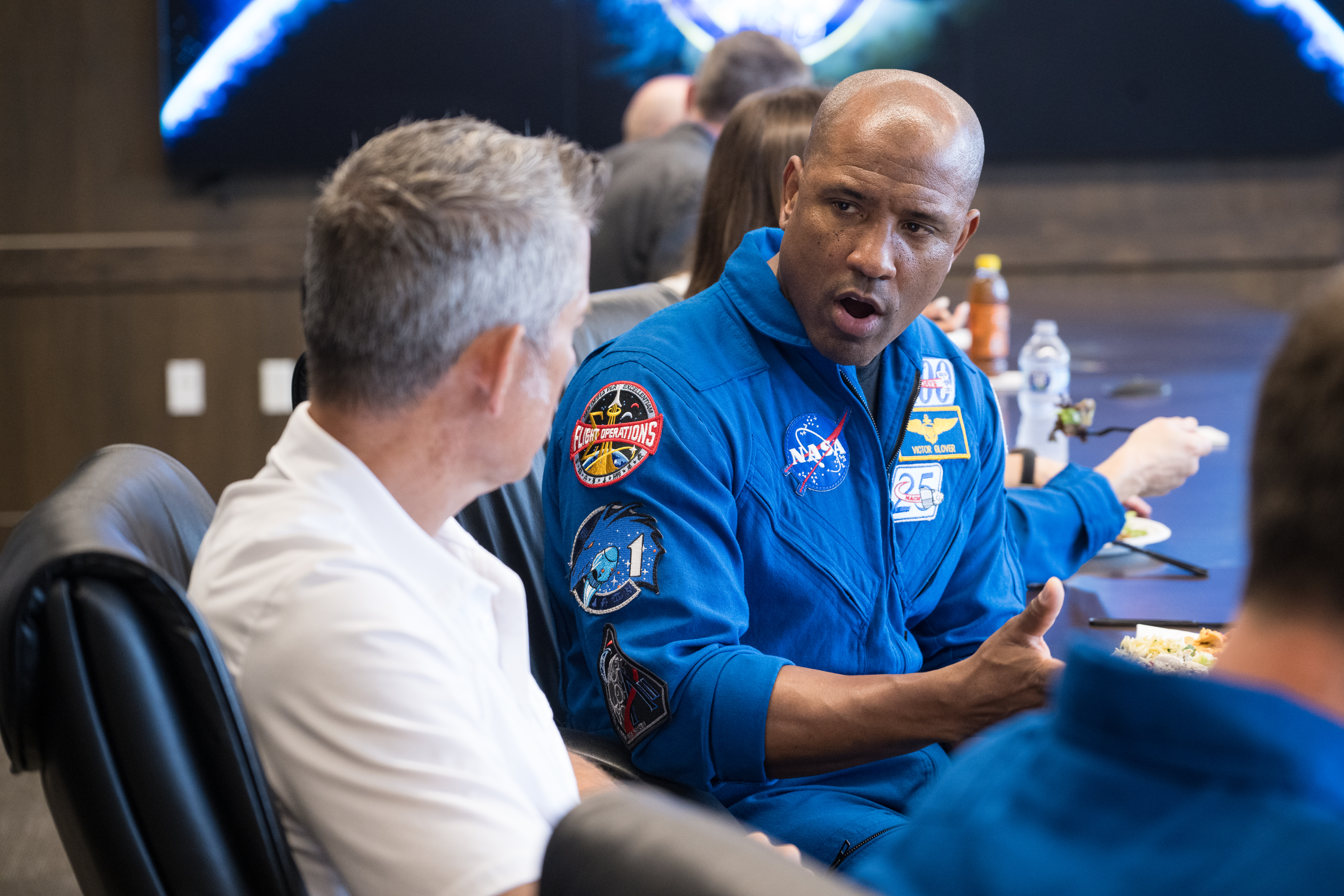 Acting Administrator Sean Duffy Meets with Artemis II Astronauts