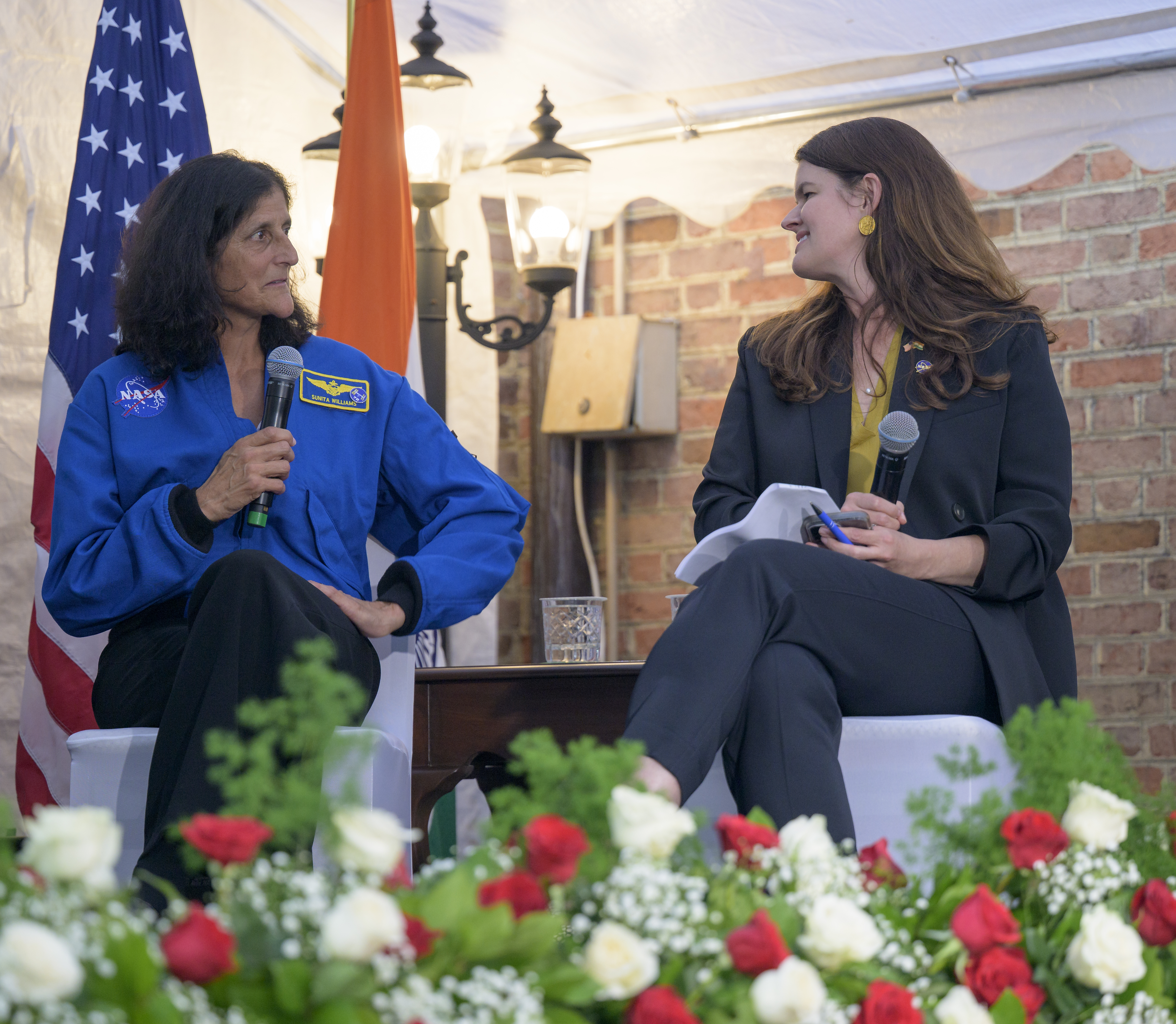 Expedition 72 Crew Visit to Indian Embassy in Washington