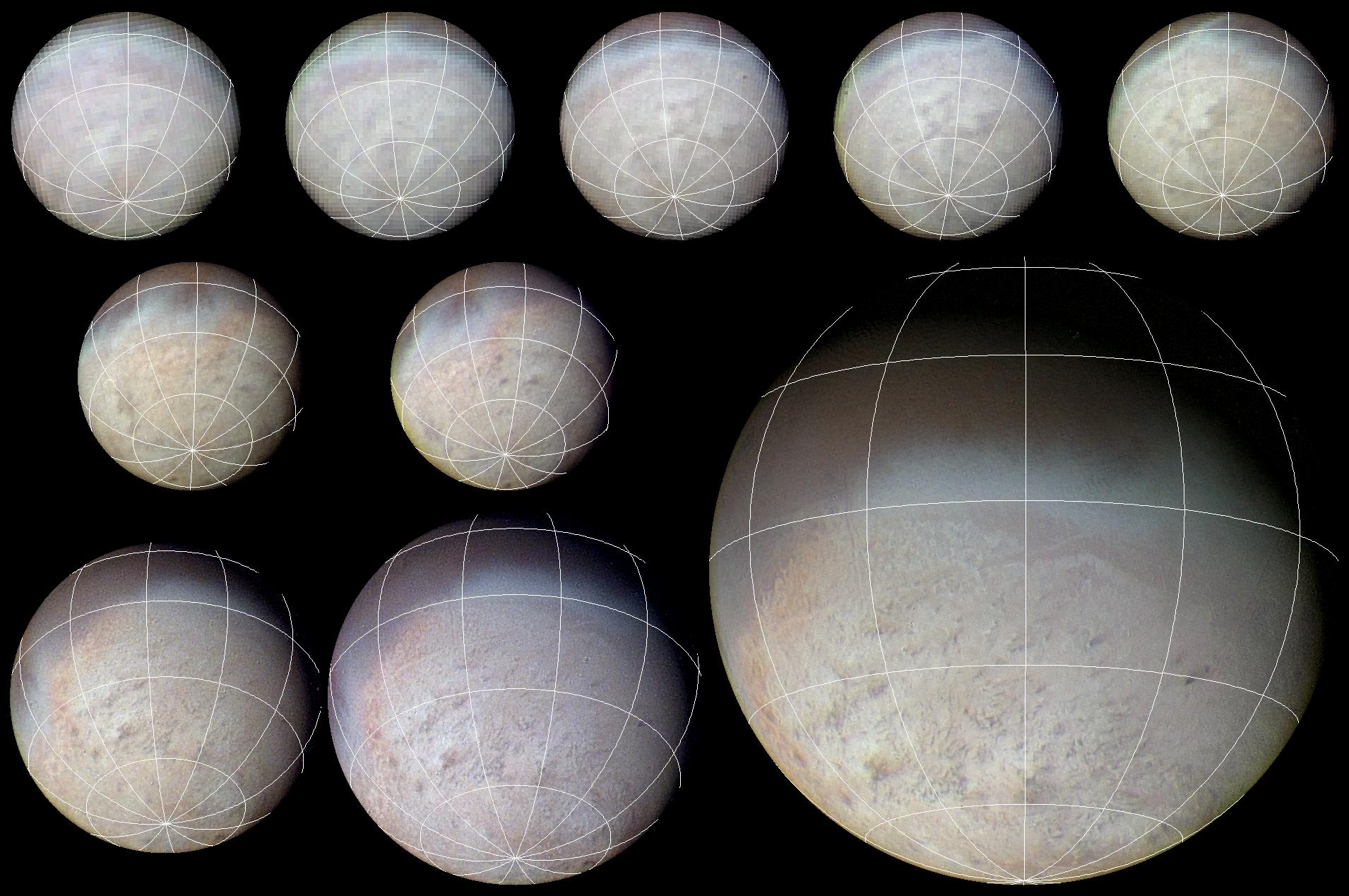 Color Sequence of Triton Approach Images