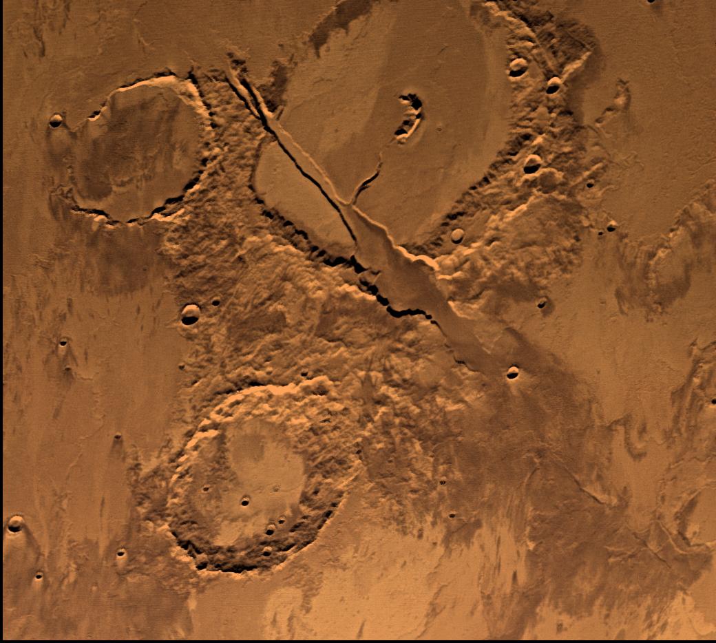 Memnonia Fossae, Approximately Natural Color