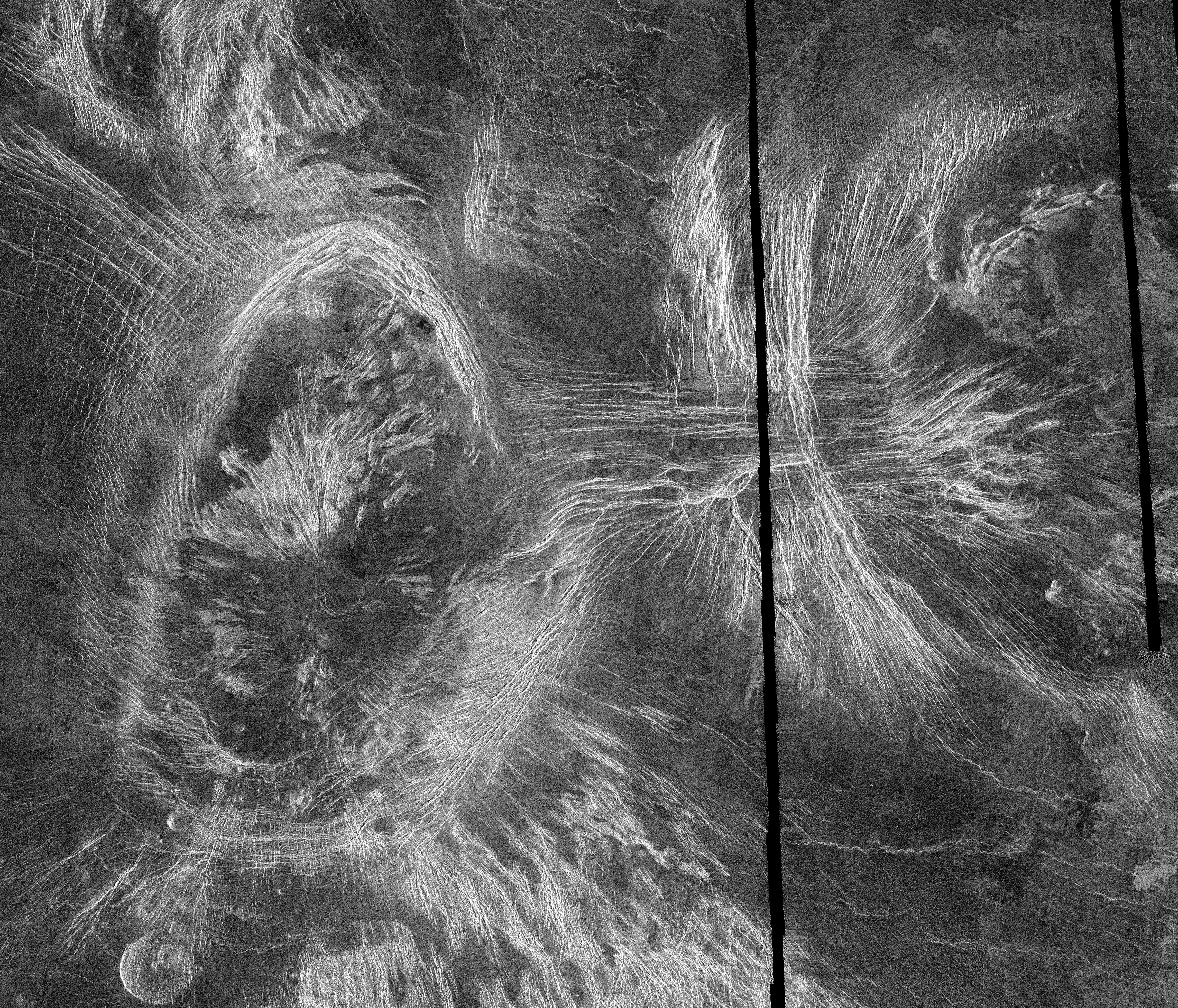 Venus - Mosaic of Bahet and Onatah Coronae