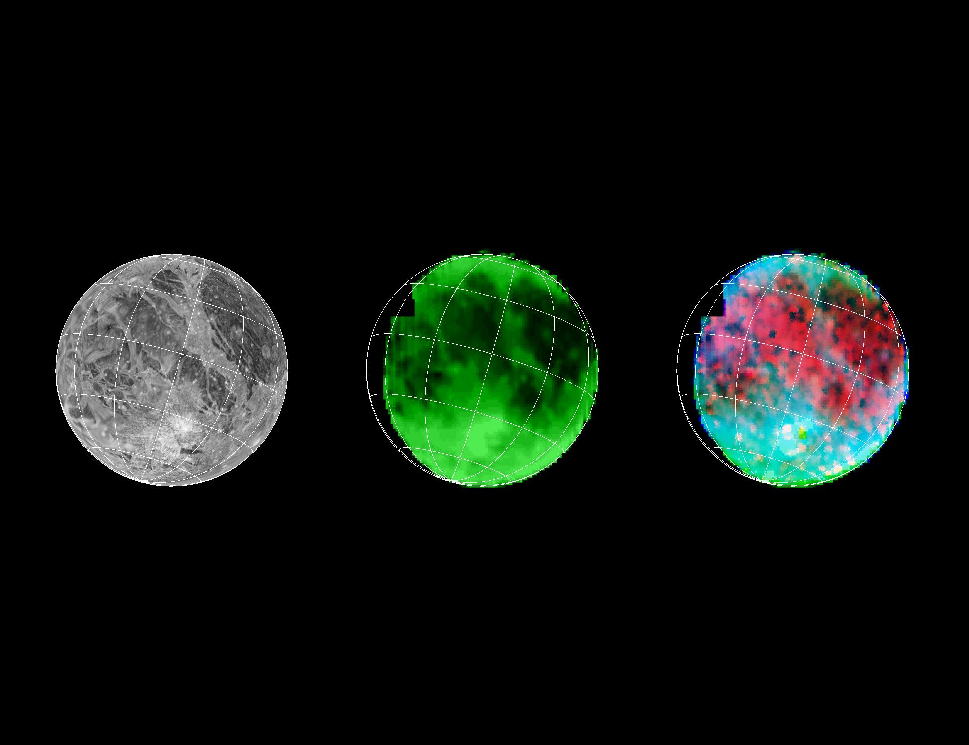 NIMS Ganymede Surface Map