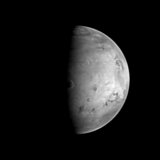 MGS Approach Image - 127.2° W Longitude