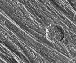 Grooves and Craters on Ganymede