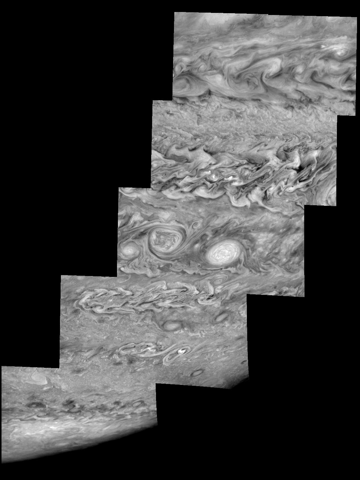 Jupiter Southern Hemisphere in the Near-Infrared Time Set 1