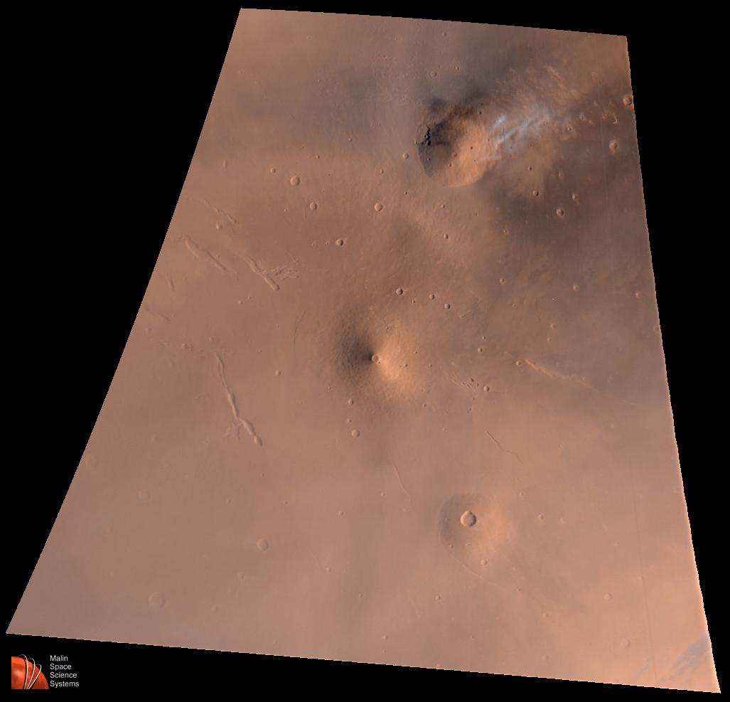 Elysium Mons Volcanic Region