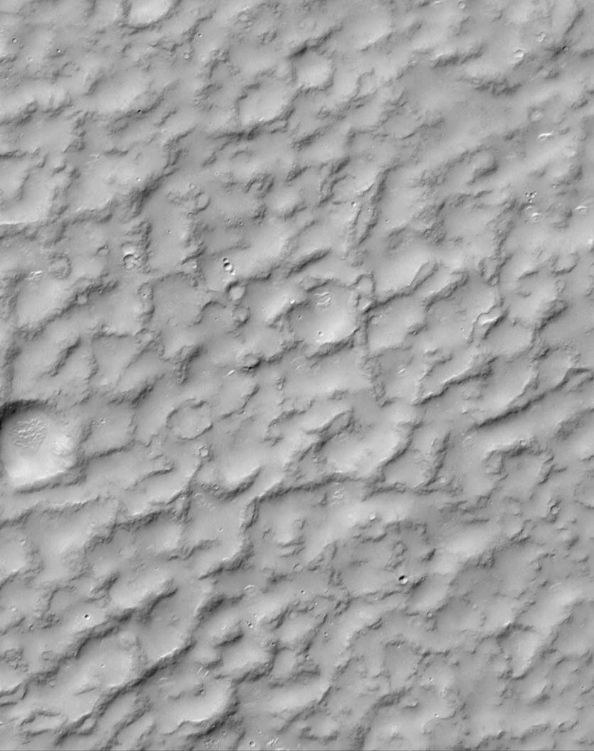A Complex, Ridged Terrain in North Terra Cimmeria