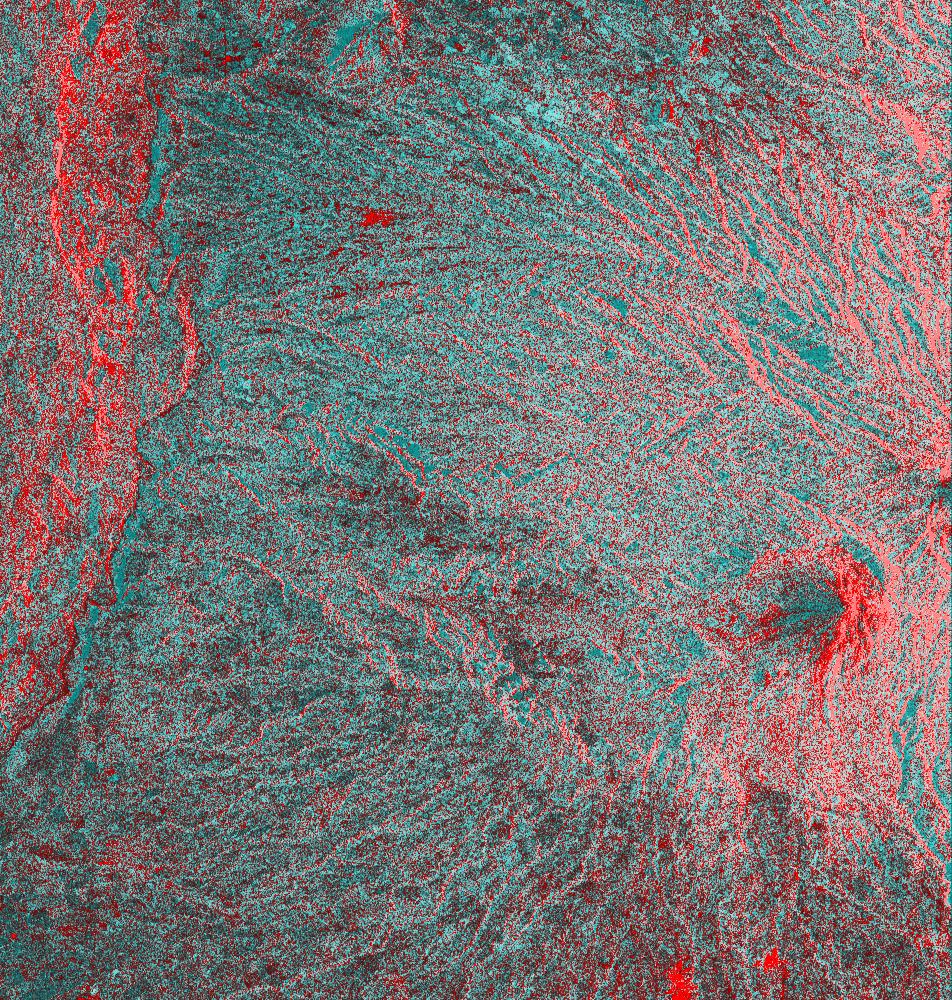 Space Radar Image of Colima Volcano, Jalisco, Mexico
