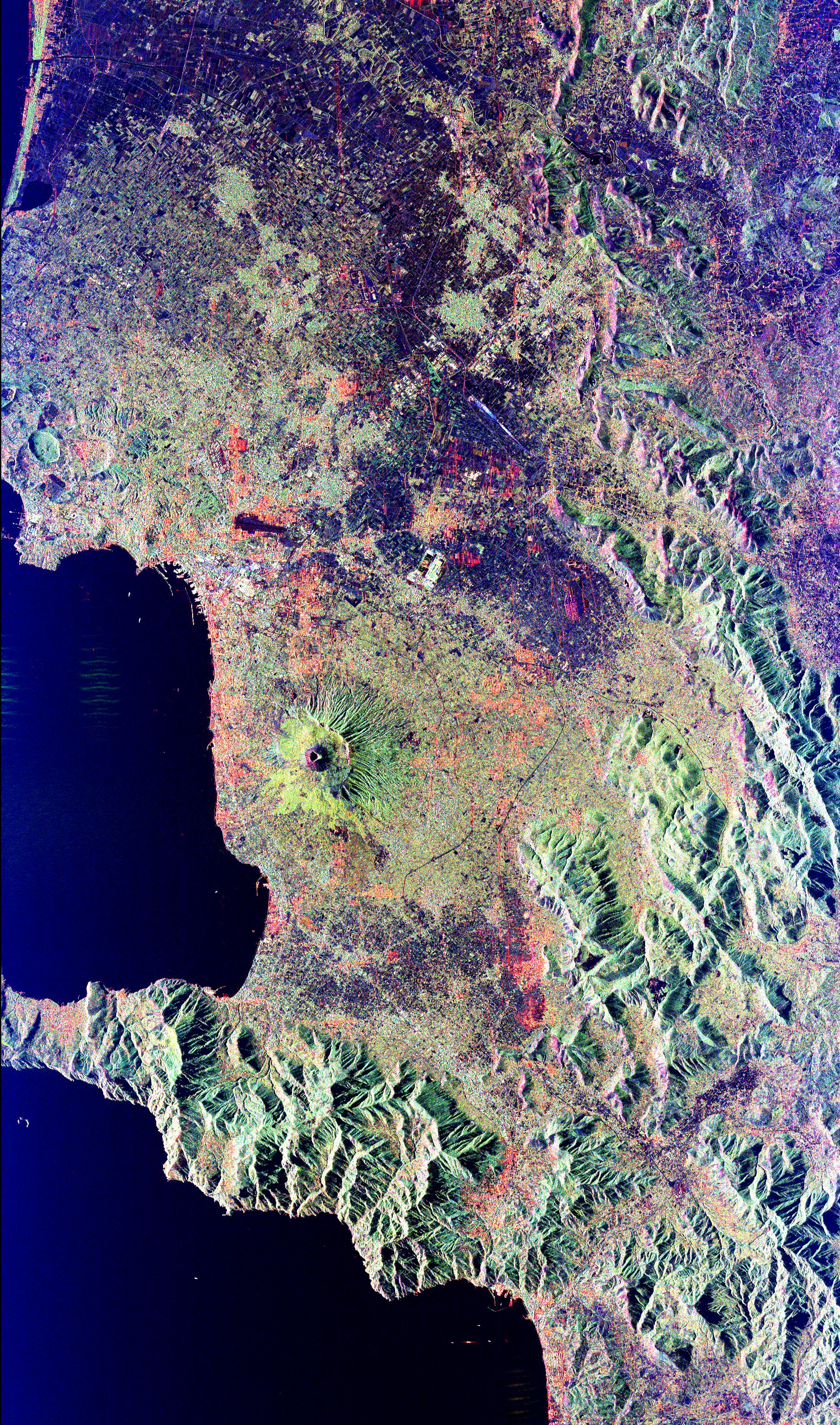 Space Radar Image of Vesuvius, Italy
