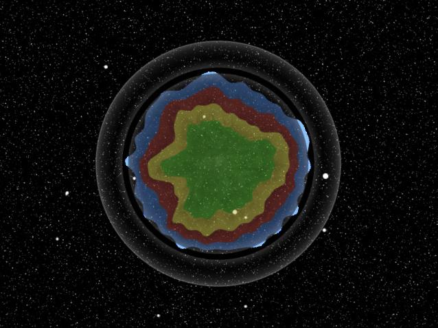 Order Amidst Chaos of Star Explosion Artist Concept