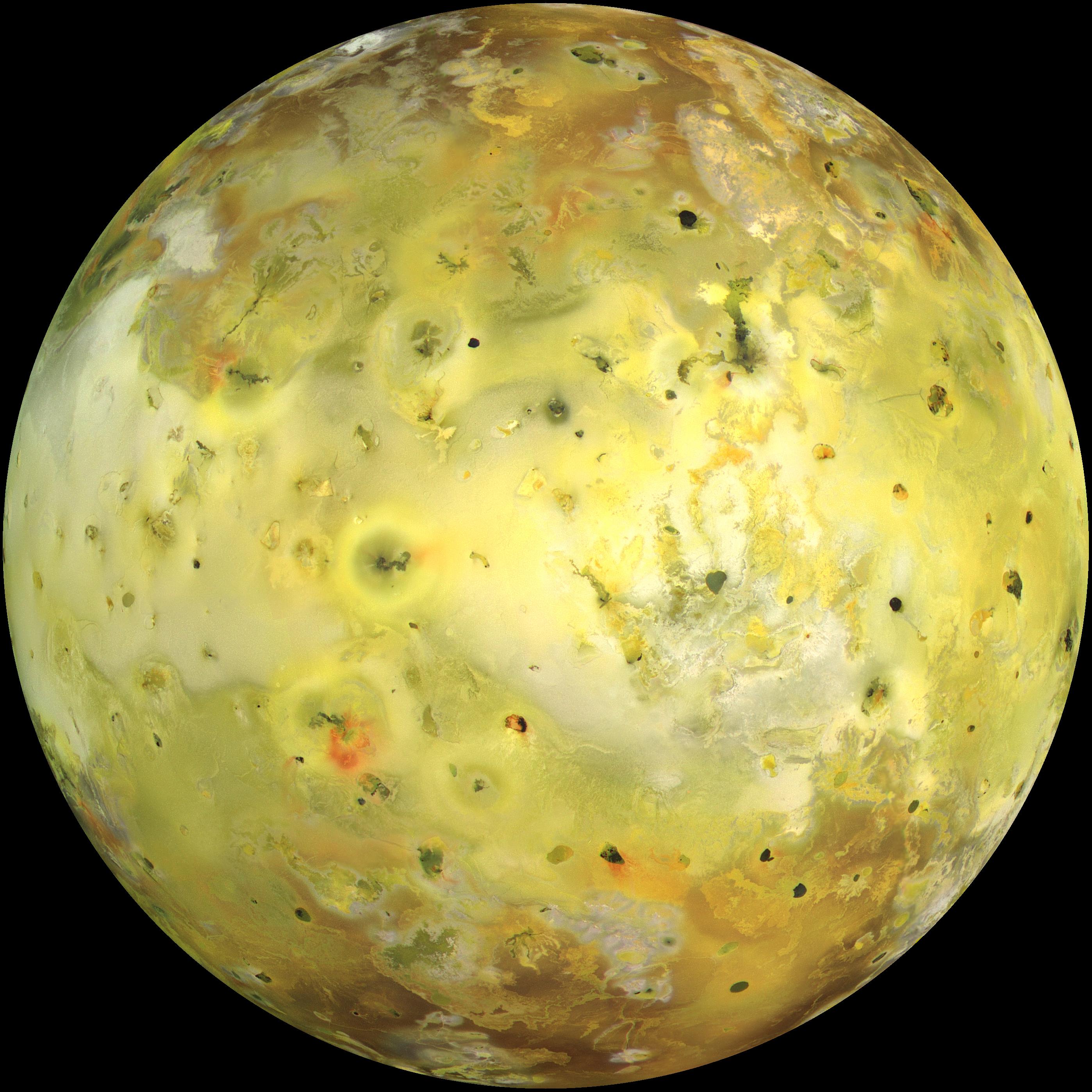 Global image of Io true color