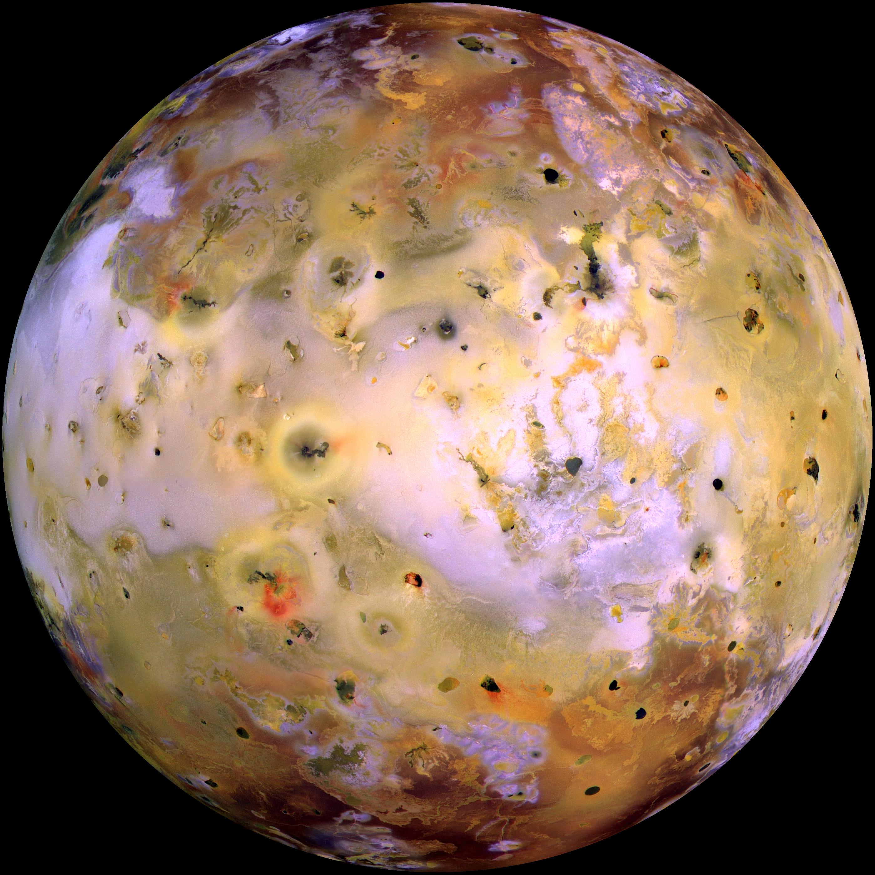 Global image of Io false color