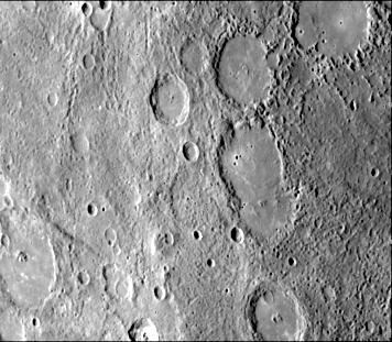 Curved Lobate Scarp on Crater Floor