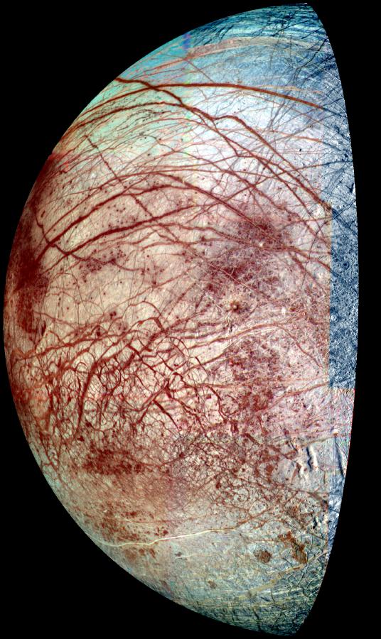 Europa Frozen Surface