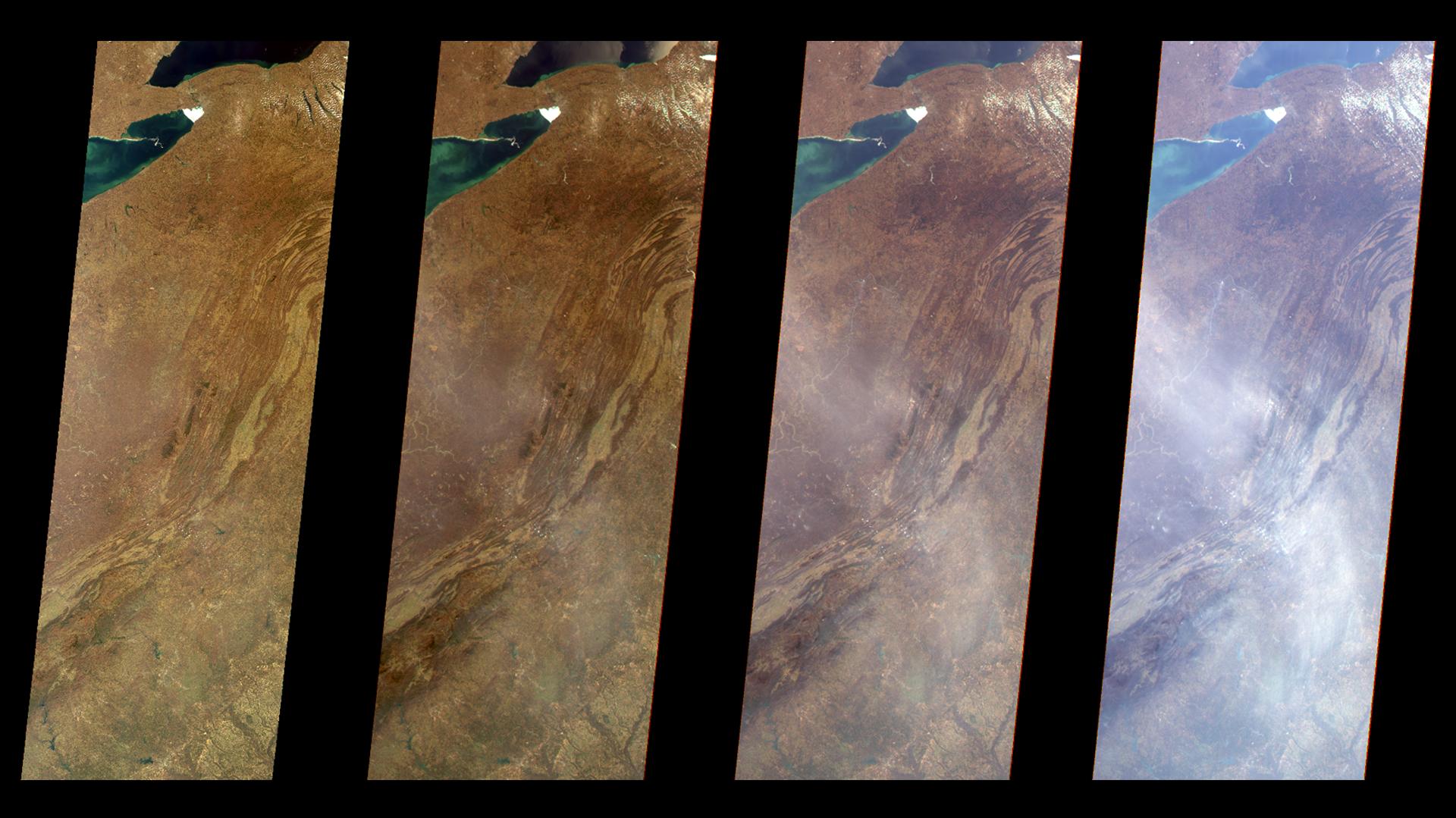 Multi-Angle Views of the Appalachian Mountains, 6 March 2000
