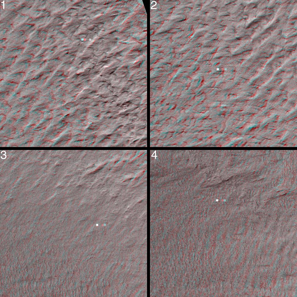 South Polar Terrain in 3-D