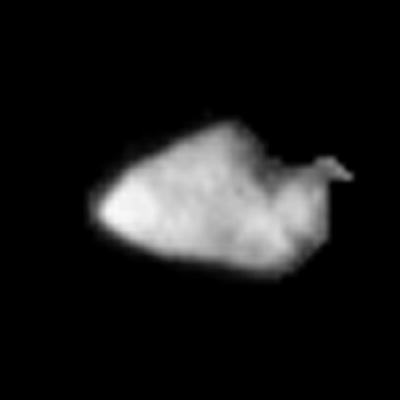 Stardust Image of Asteroid Annefrank
