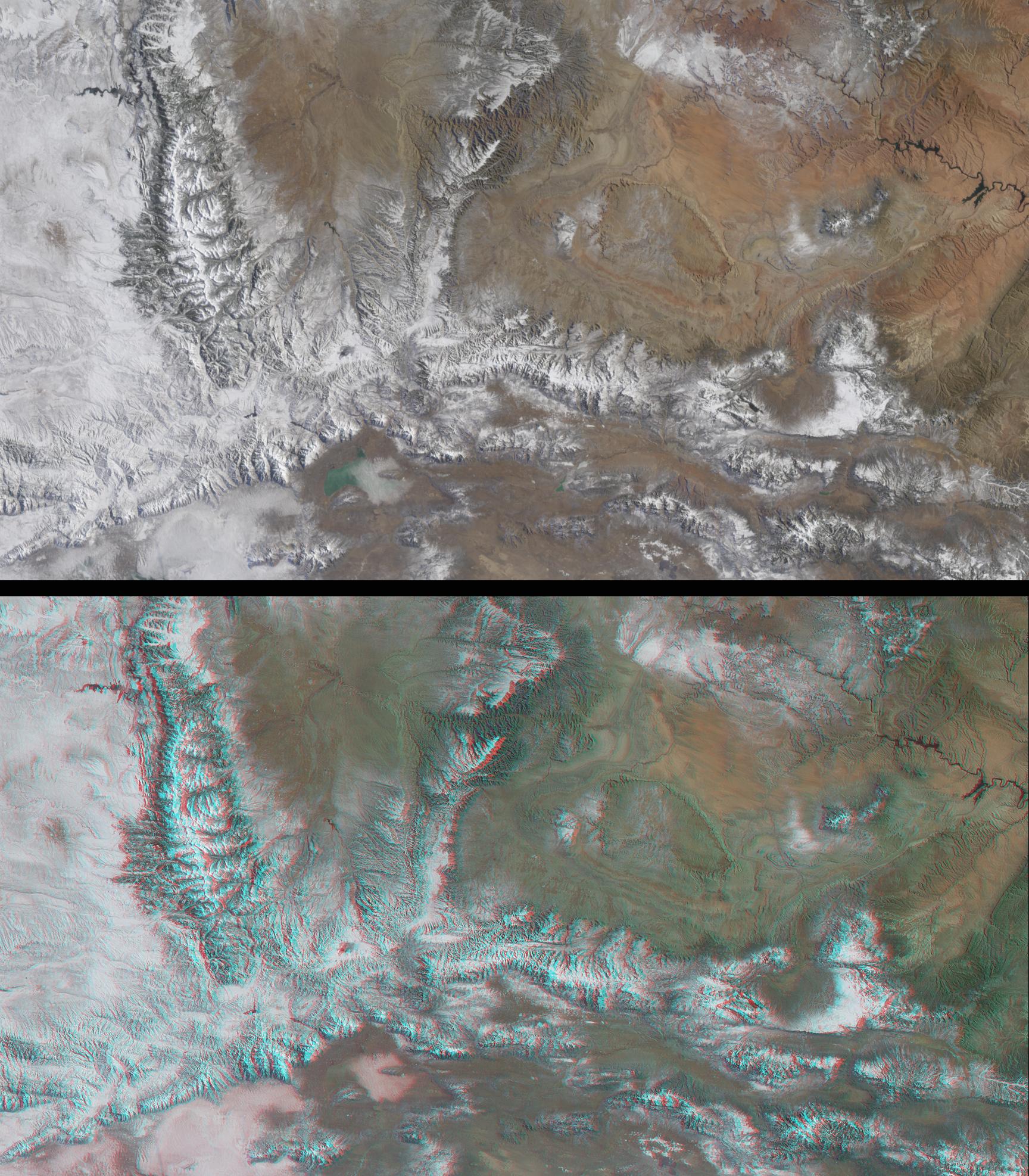 Snow-Covered Peaks of the Wasatch and Uinta Mountains