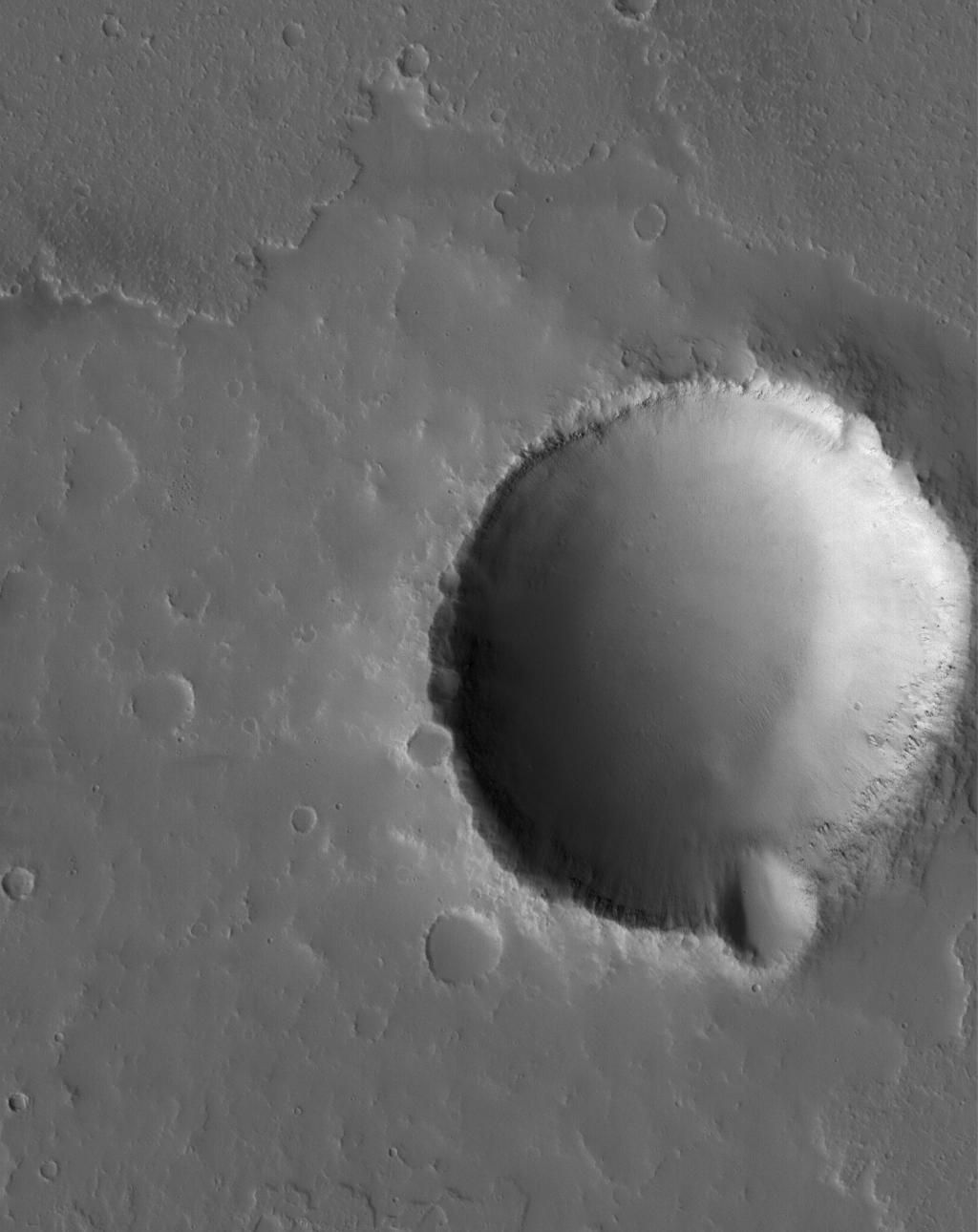 Flow Front and Crater