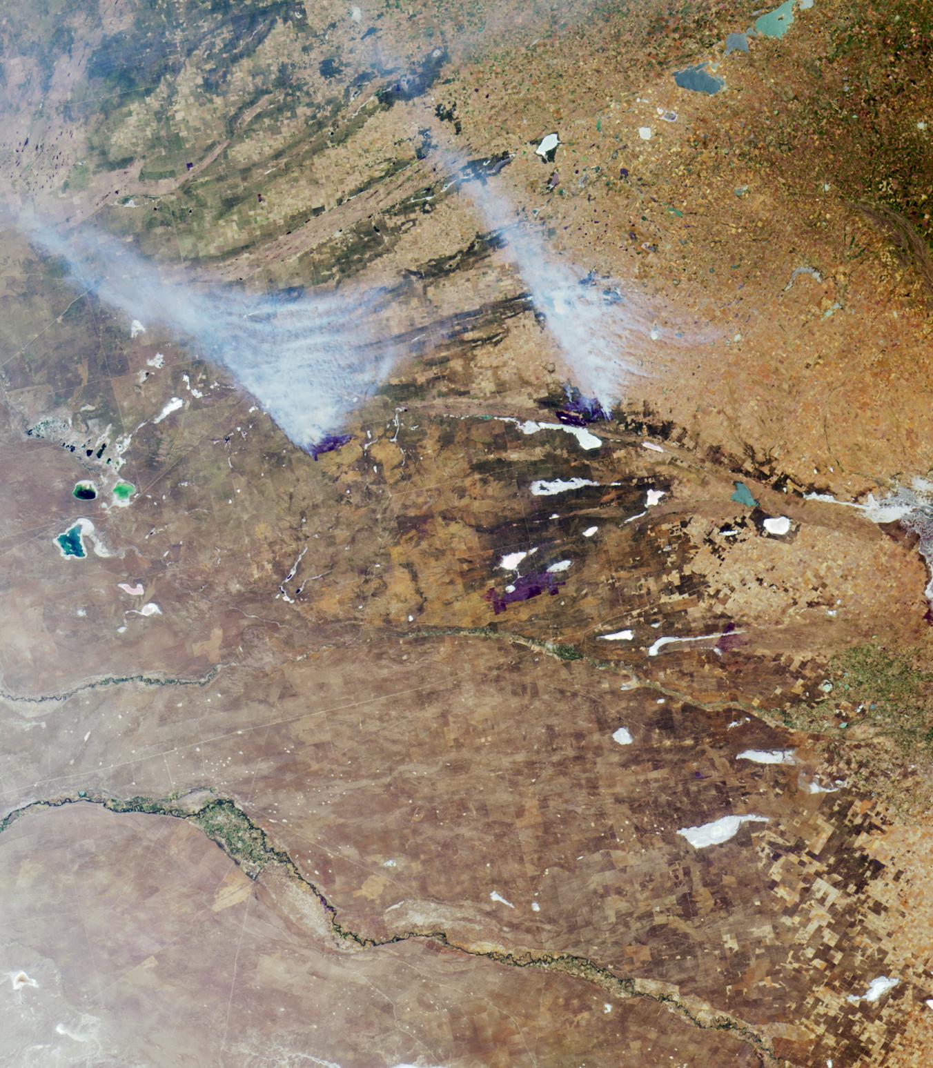 Where on Earth...? MISR Mystery Image Quiz #17:<br .>The Pampas of Argentina