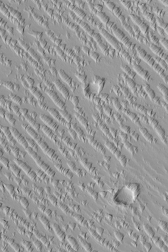 Wind-Eroded Terrain in Tharsis