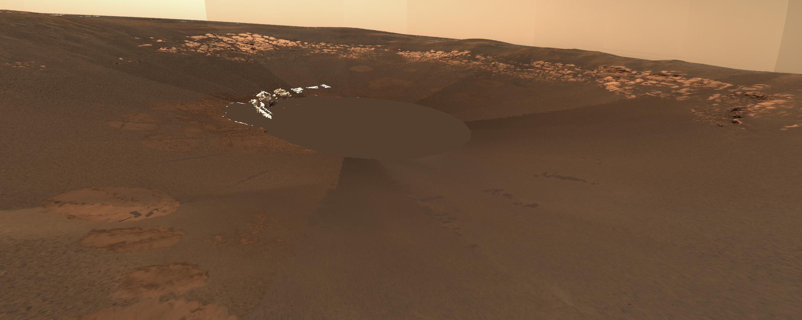 Opportunity Landing Spot Panorama 3-D Model