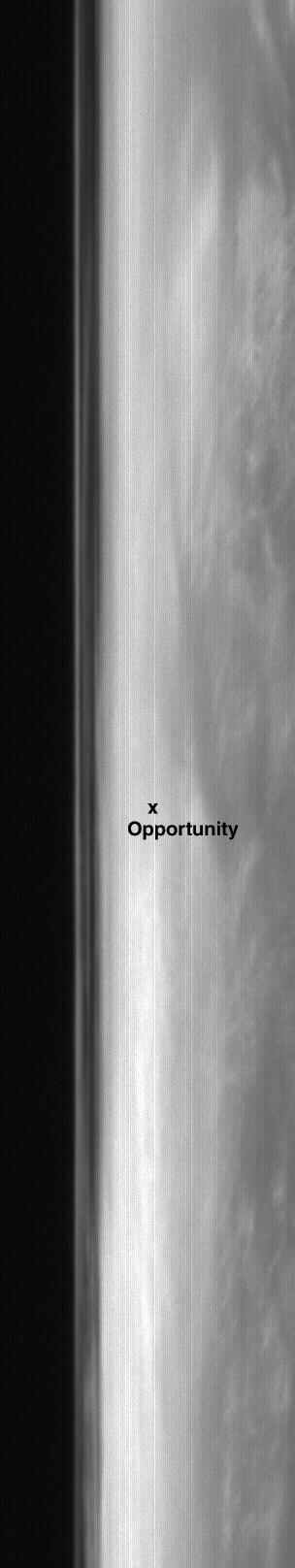 Clouds over Opportunity Site