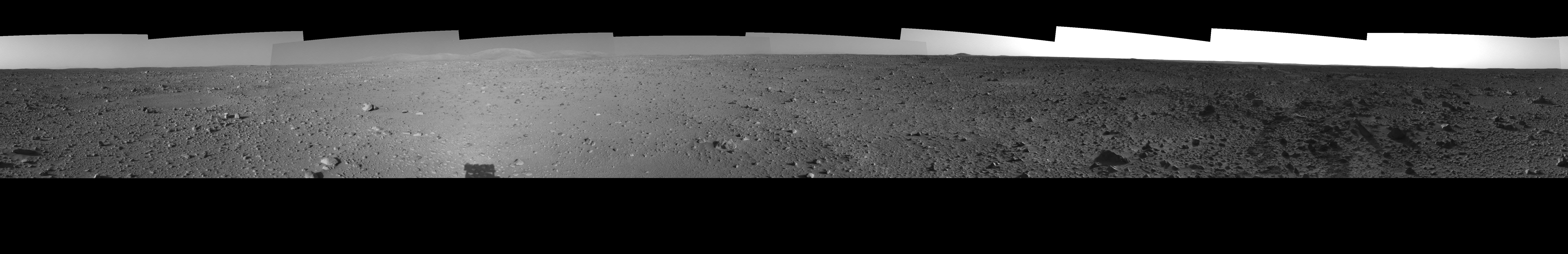 Spirit View on Sol 124 left eye