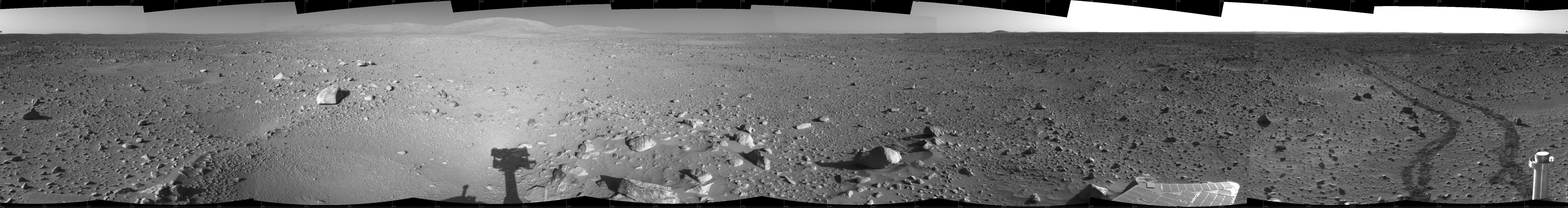 Spirit View on Sol 142