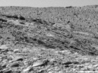 Layered Rocks in Columbia Hills